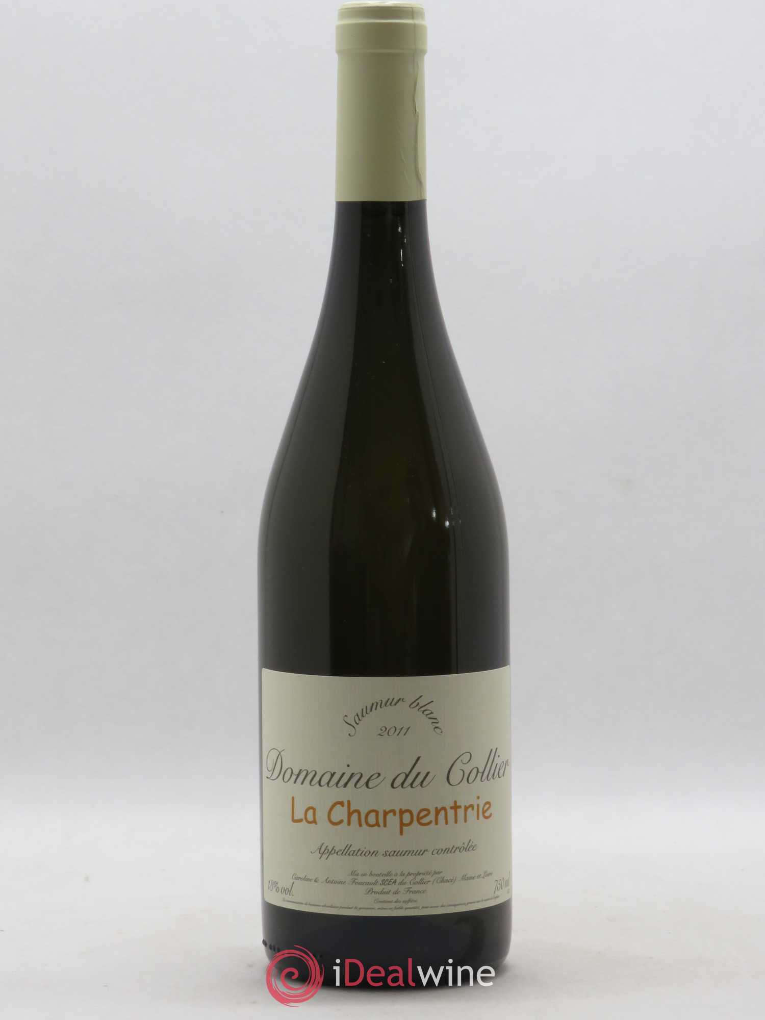 Saumur La Charpentrie Domaine du Collier 2011 - Lot de 1 bouteille - 0