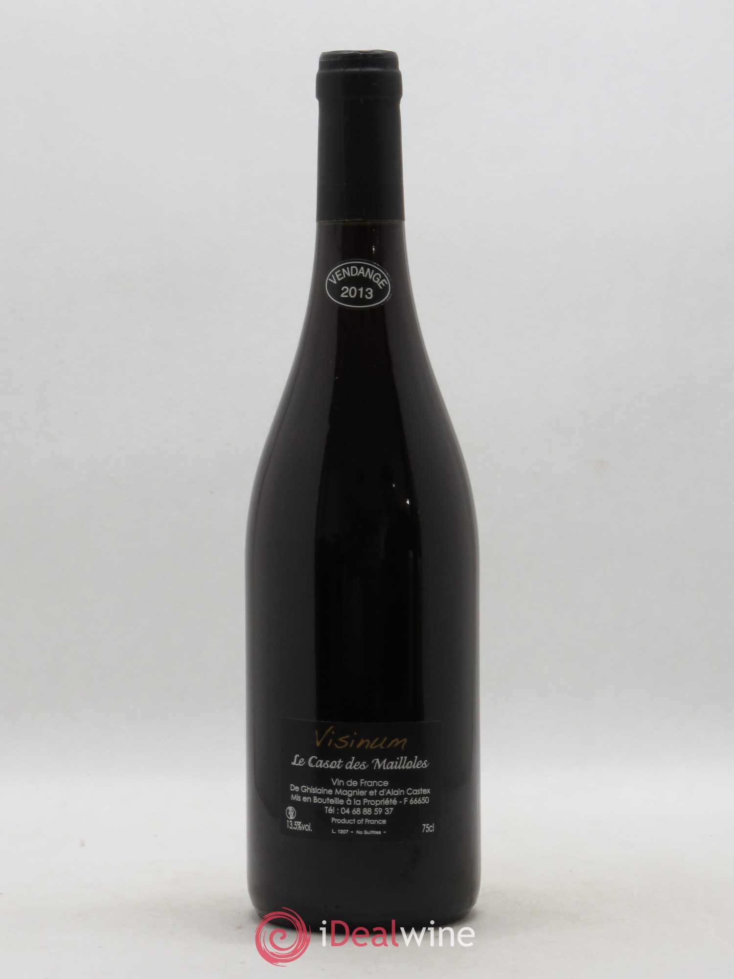 Vin de France Visinum Le Casot des Mailloles Alain Castex 2013 - Posten von 1 Flasche - 1
