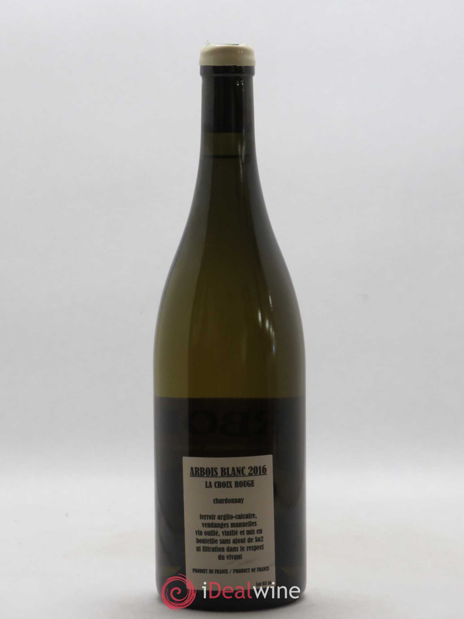Arbois Chardonnay La Croix Rouge Adeline Houillon & Renaud Bruyère 2016 - Lot de 1 bouteille - 1