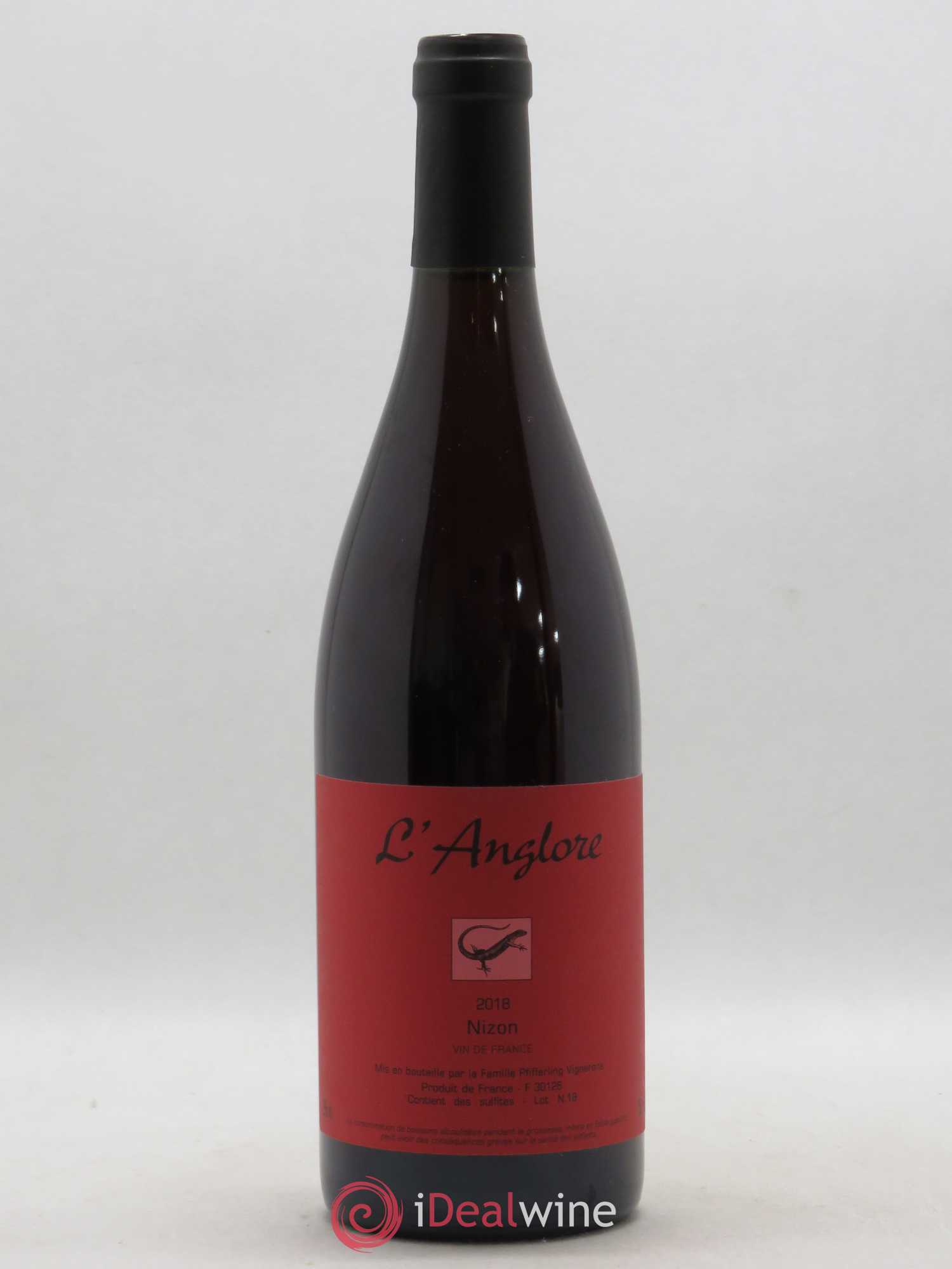 Vin de France Nizon L'Anglore 2018 - Lot de 1 bouteille - 0