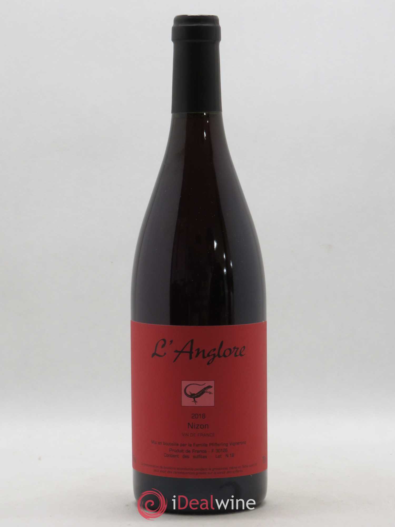 Vin de France Nizon L'Anglore 2018 - Lot de 1 bouteille - 0