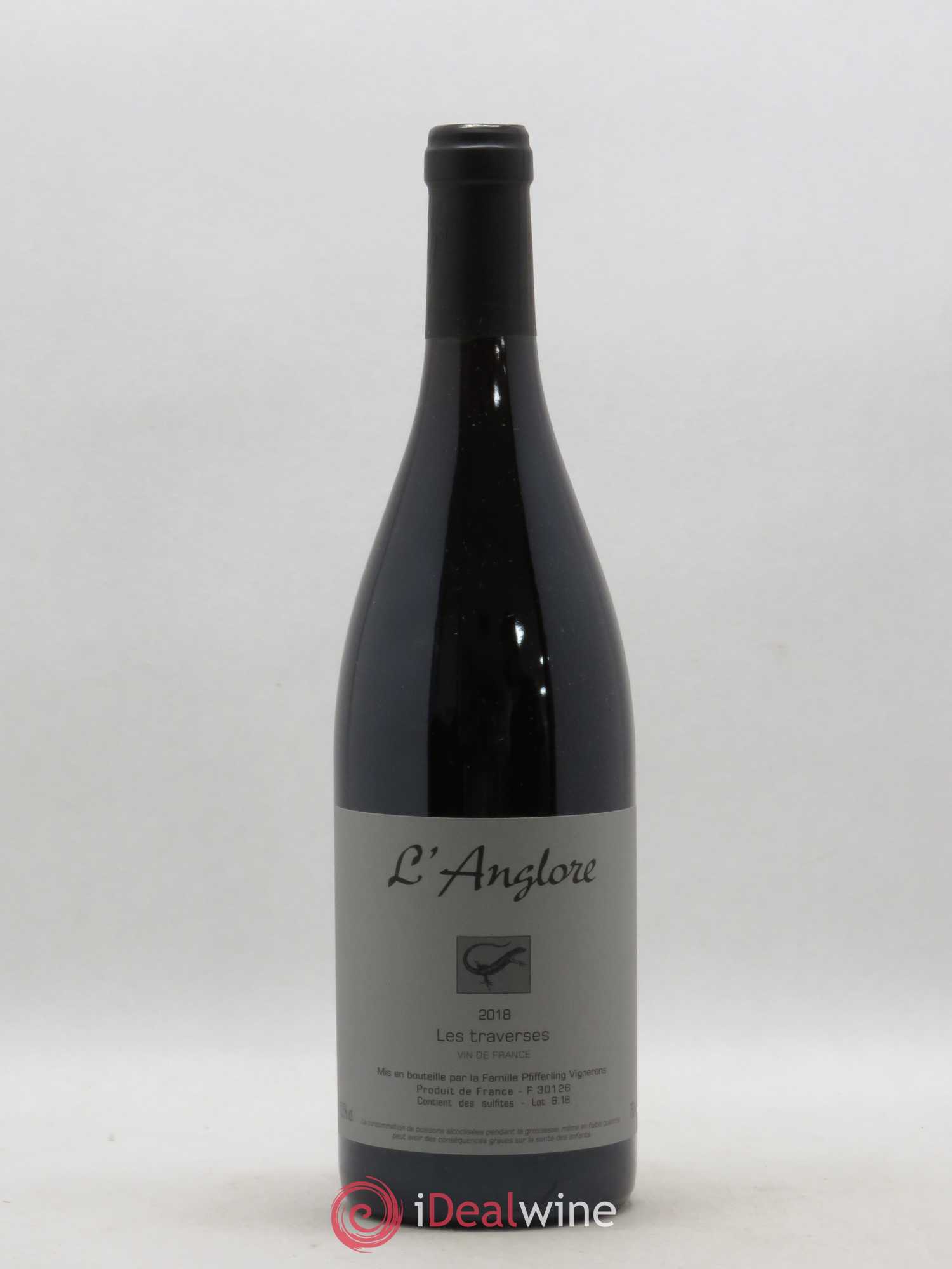 Vin de France Les Traverses L'Anglore 2018 - Lot de 1 bouteille - 0