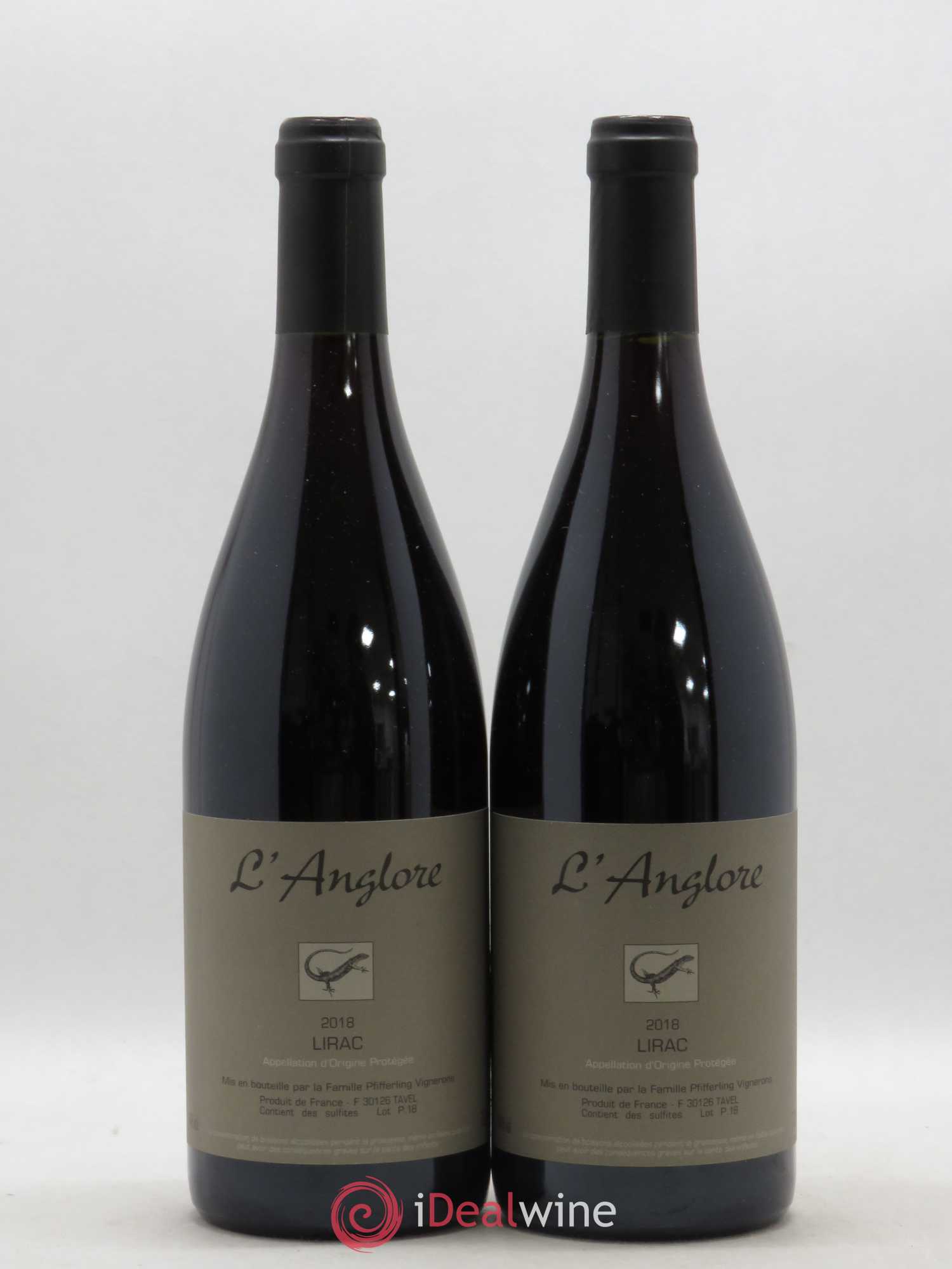 Lirac L'Anglore 2018 - Lot de 2 bouteilles - 0