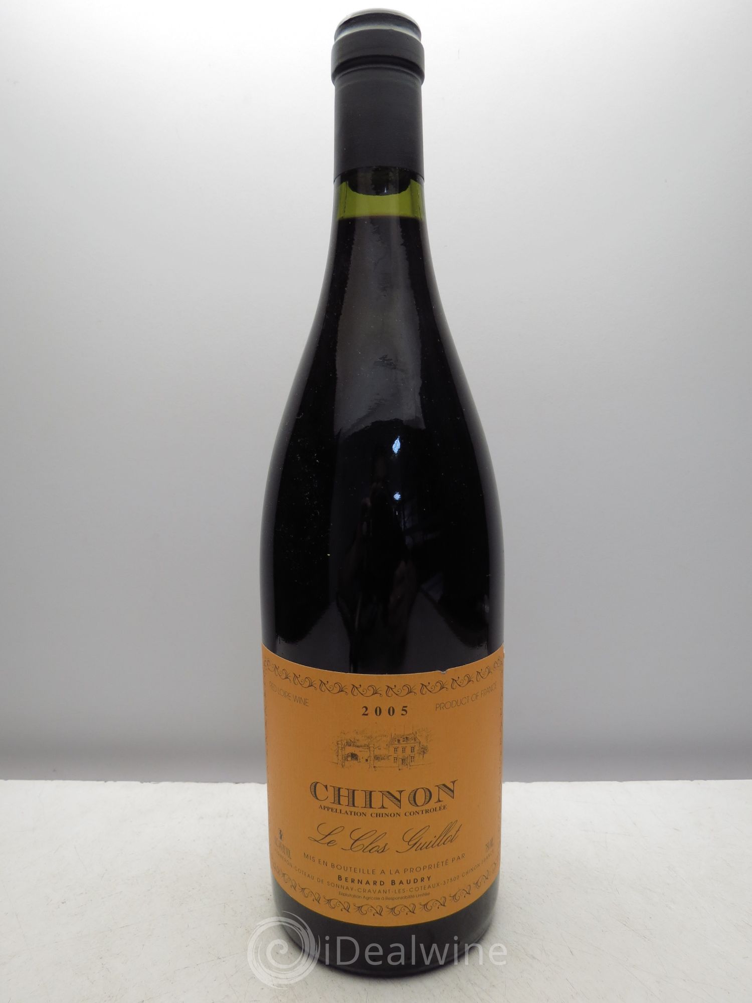 Chinon Le Clos Guillot Bernard Baudry 2005 - Lot de 1 bouteille - 0
