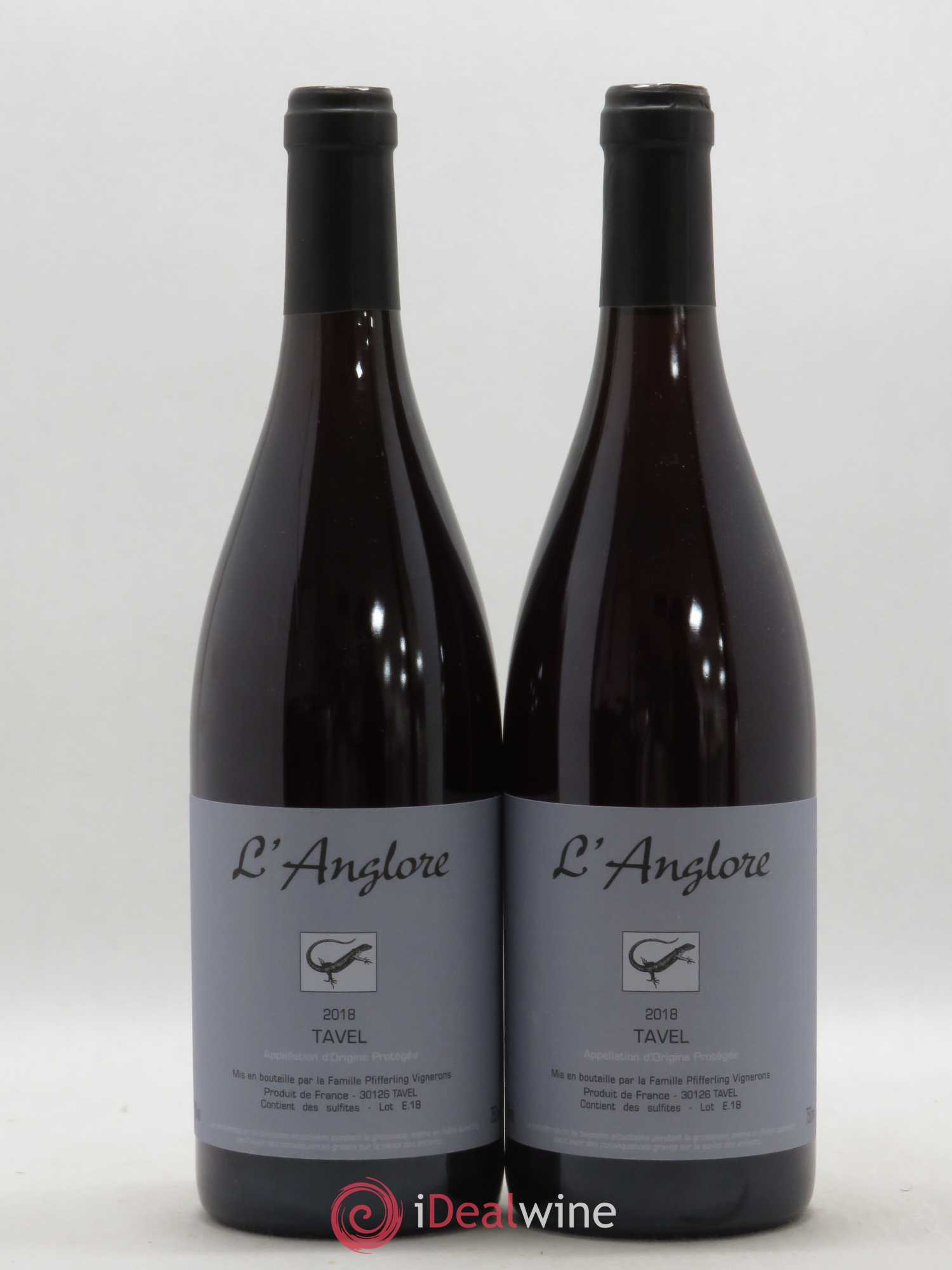 Tavel L'Anglore 2018 - Posten von 2 Flaschen - 0