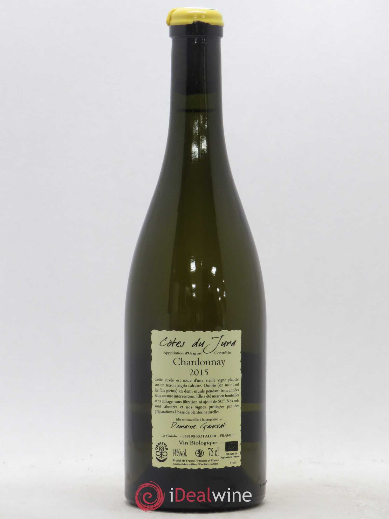 Côtes du Jura Les Chamois du Paradis Jean-François Ganevat (Domaine) 2015 - Lot de 1 bouteille - 1