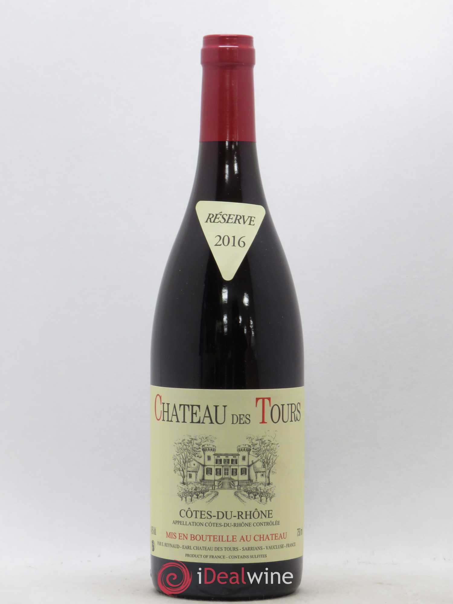 Côtes-du-Rhône Château des Tours Emmanuel Reynaud 2016 - Lot de 1 bouteille - 0