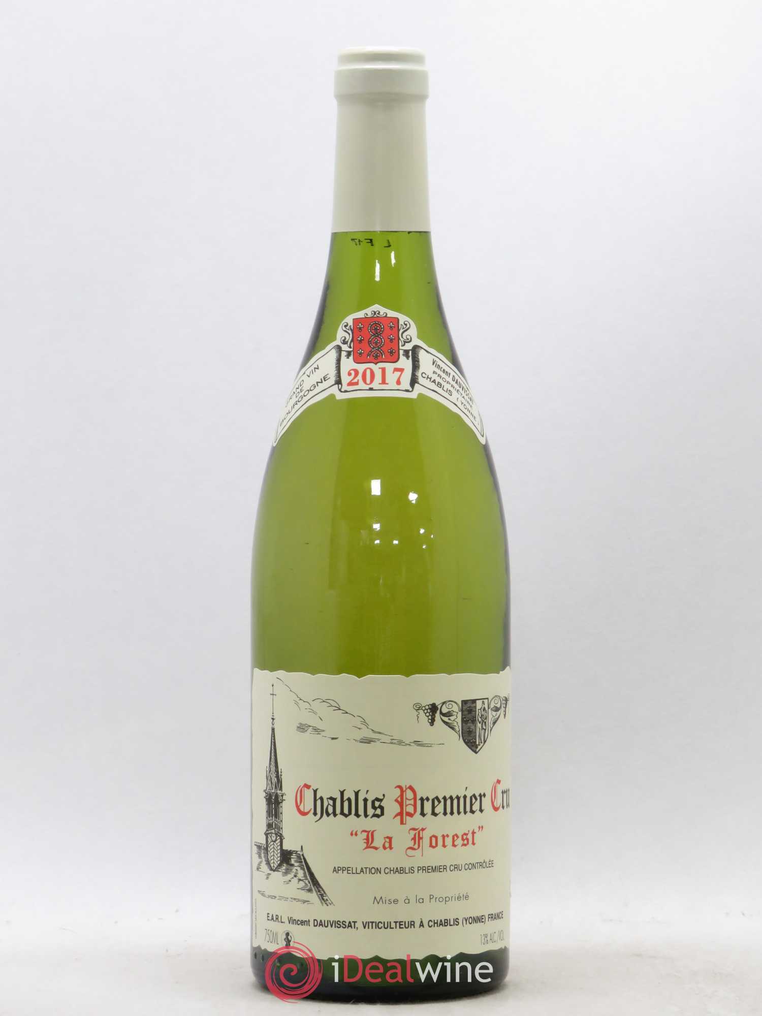 Chablis 1er Cru La Forest Vincent Dauvissat (Domaine) 2017 - Lot de 1 bouteille - 0