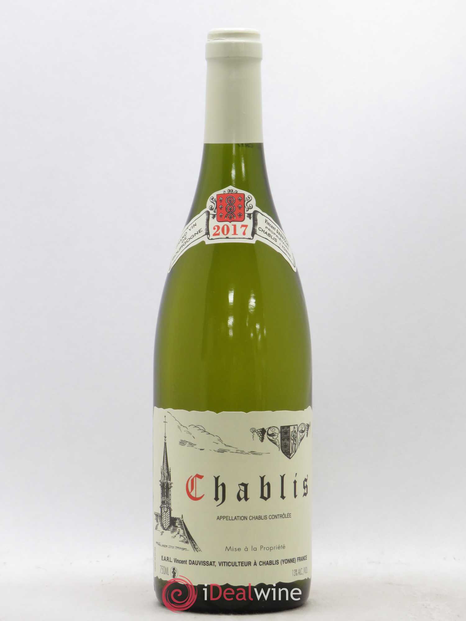Chablis Vincent Dauvissat (Domaine) 2017 - Lot de 1 bouteille - 0