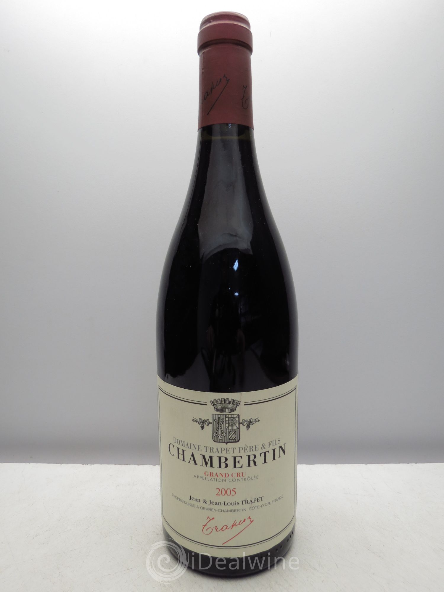 Chambertin Grand Cru Domaine Trapet 2005 - Lot de 1 bouteille - 0