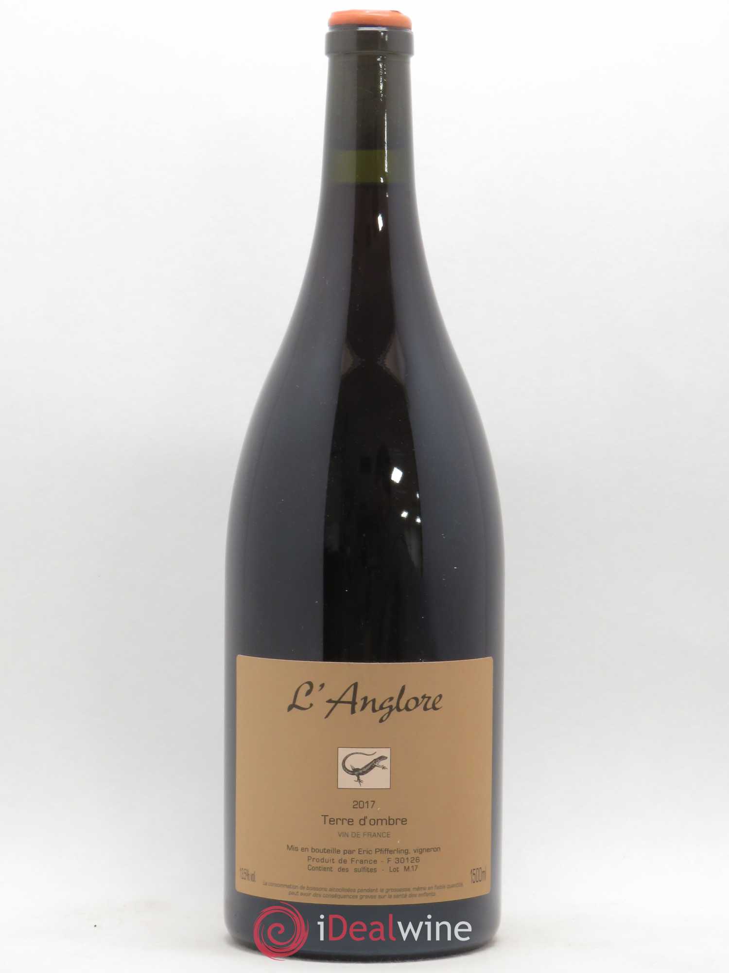 Vin de France Terre d'Ombre L'Anglore 2017 - Lot de 1 magnum - 0
