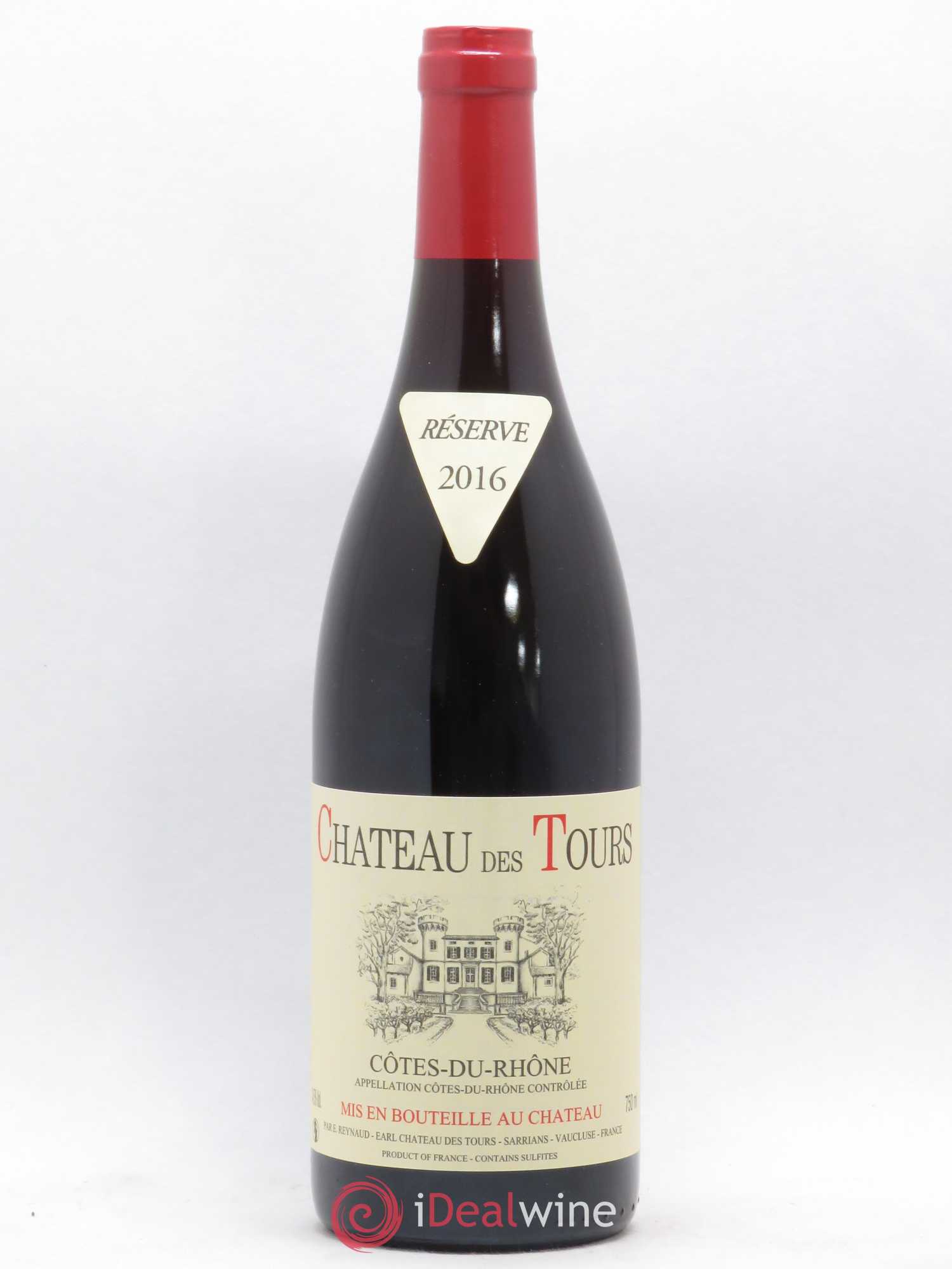 Côtes-du-Rhône Château des Tours Emmanuel Reynaud 2016 - Lot de 1 bouteille - 0