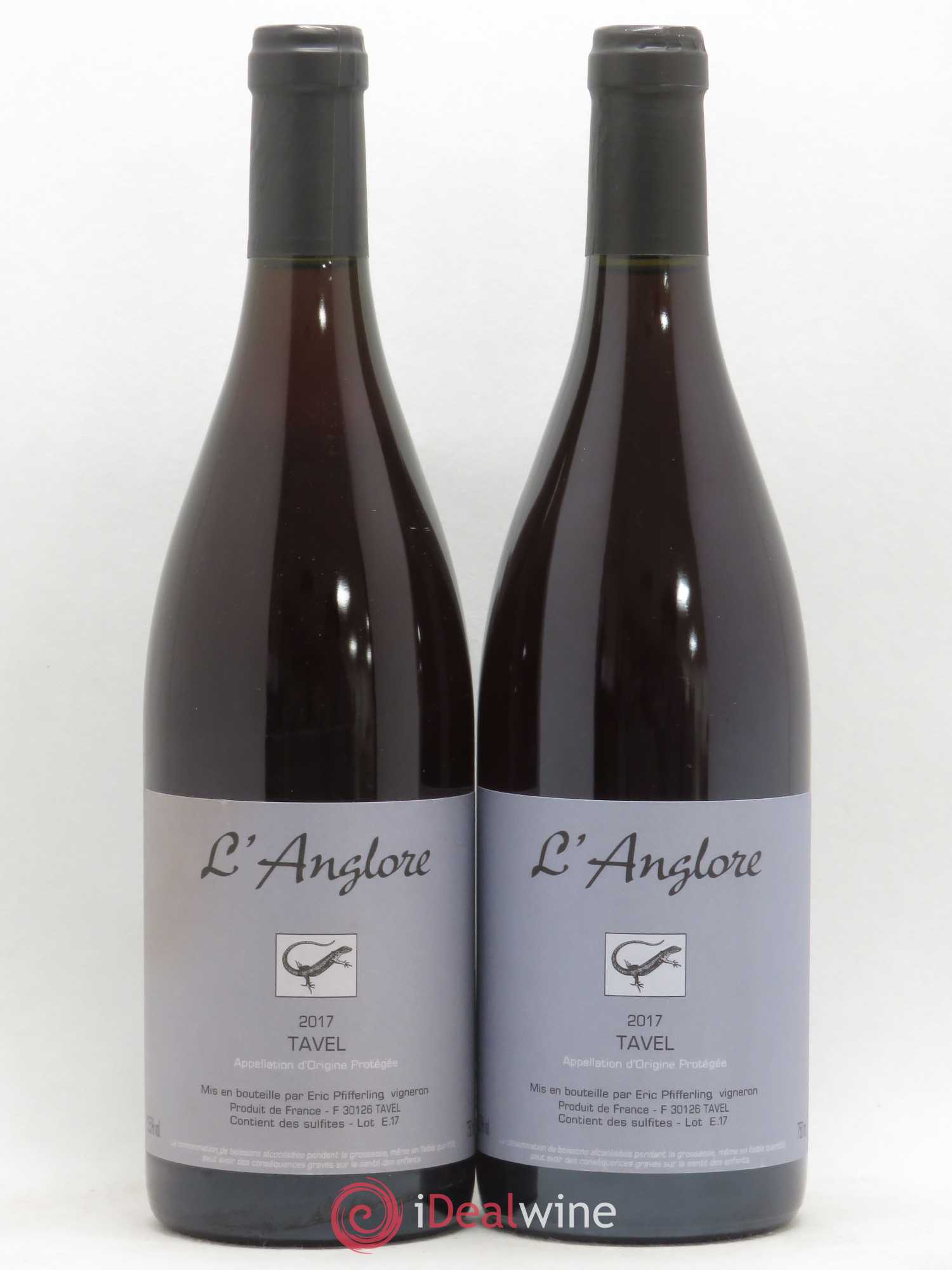 Tavel L'Anglore 2017 - Posten von 2 Flaschen - 0