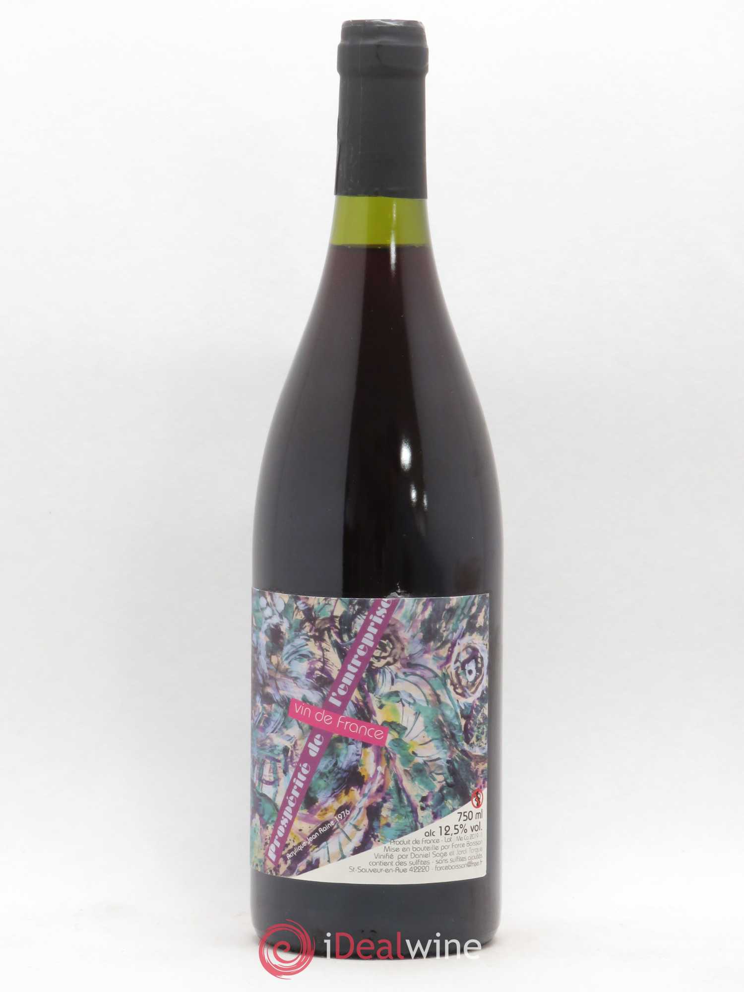 Vin de France Prospérité de l'Entreprise Daniel Sage 2018 - Posten von 1 Flasche - 0