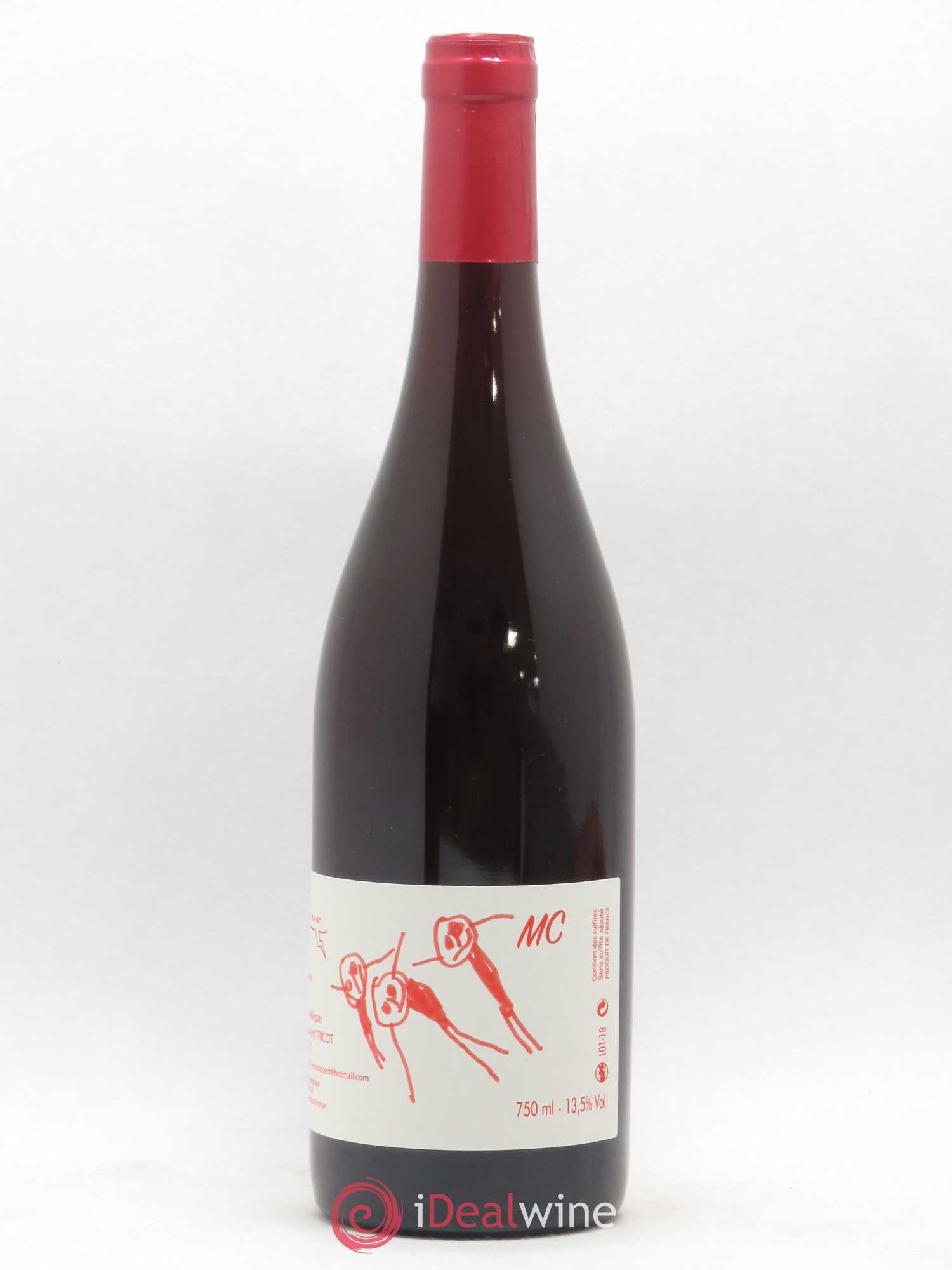 Vin de France Pinot Nwar Tricot 2018 - Lot de 1 bouteille - 1