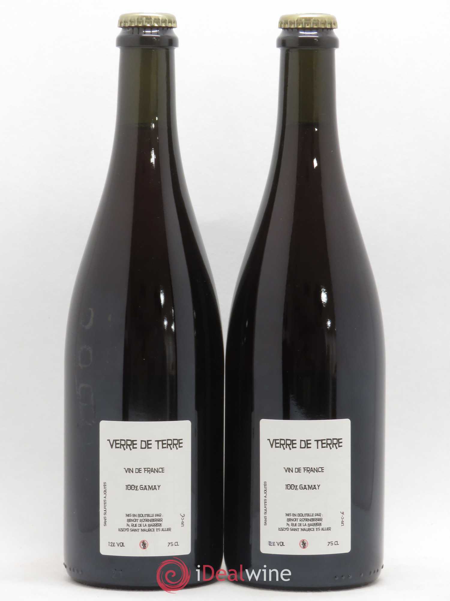 Vin de France Desalterofilles Verre de Terre Benoit Rosenberger 2019 - Lot de 2 bouteilles - 1