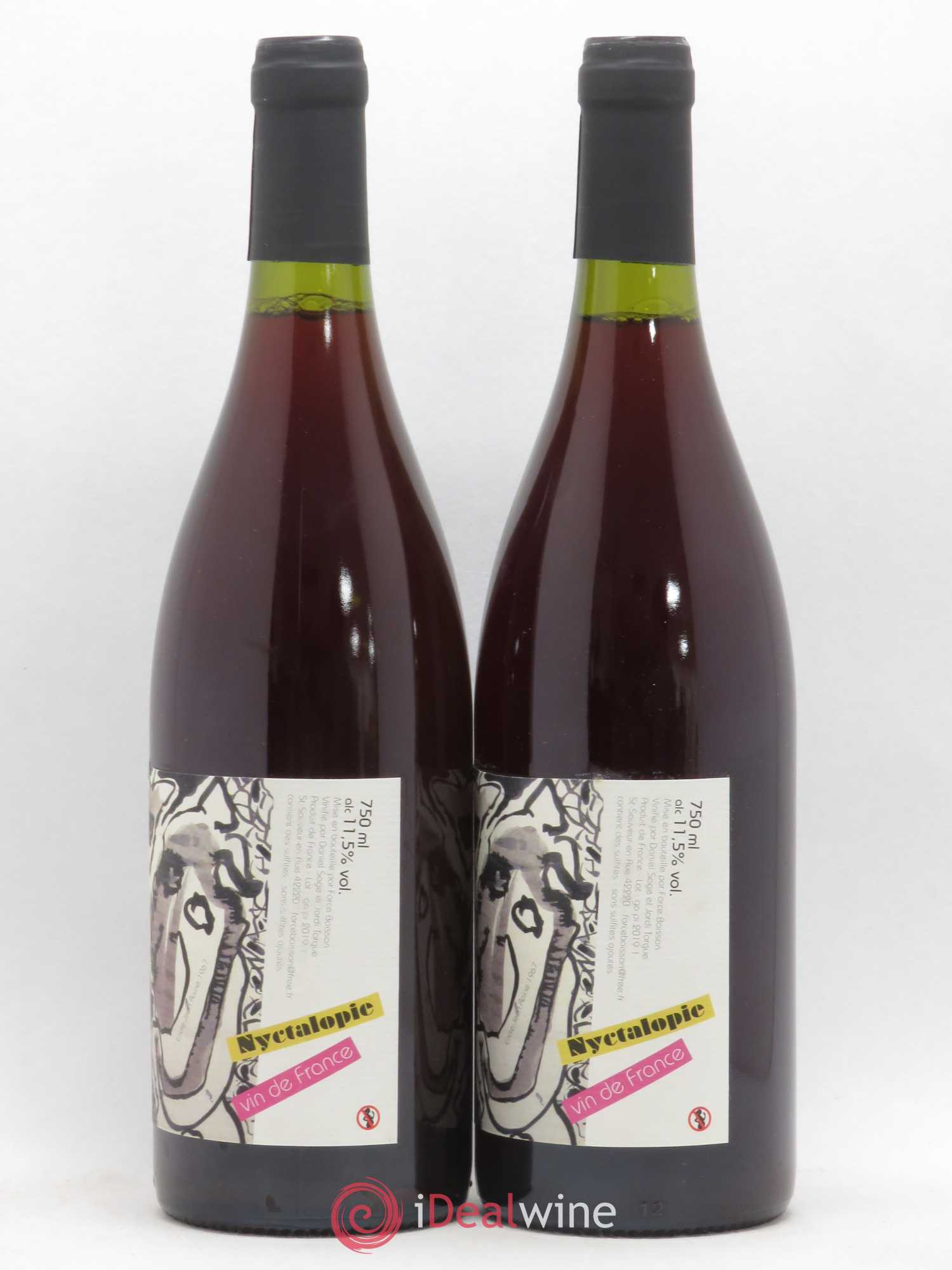 Vin de France Nyctalopie Daniel Sage 2018 - Lot de 2 bouteilles - 1