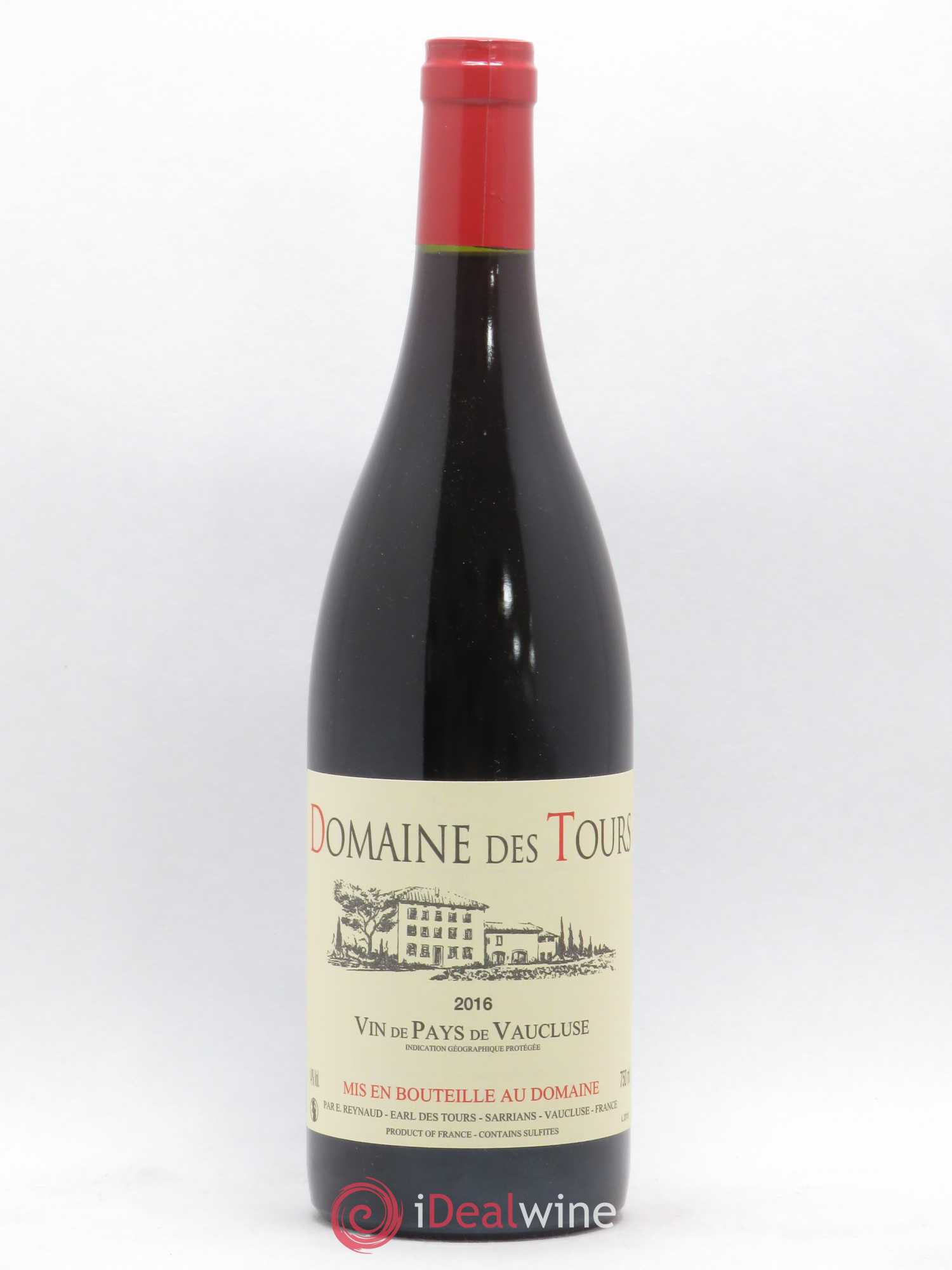 Vaucluse (Vin de Pays de Vaucluse) Domaine des Tours Emmanuel Reynaud 2016 - Lot de 1 bouteille - 0