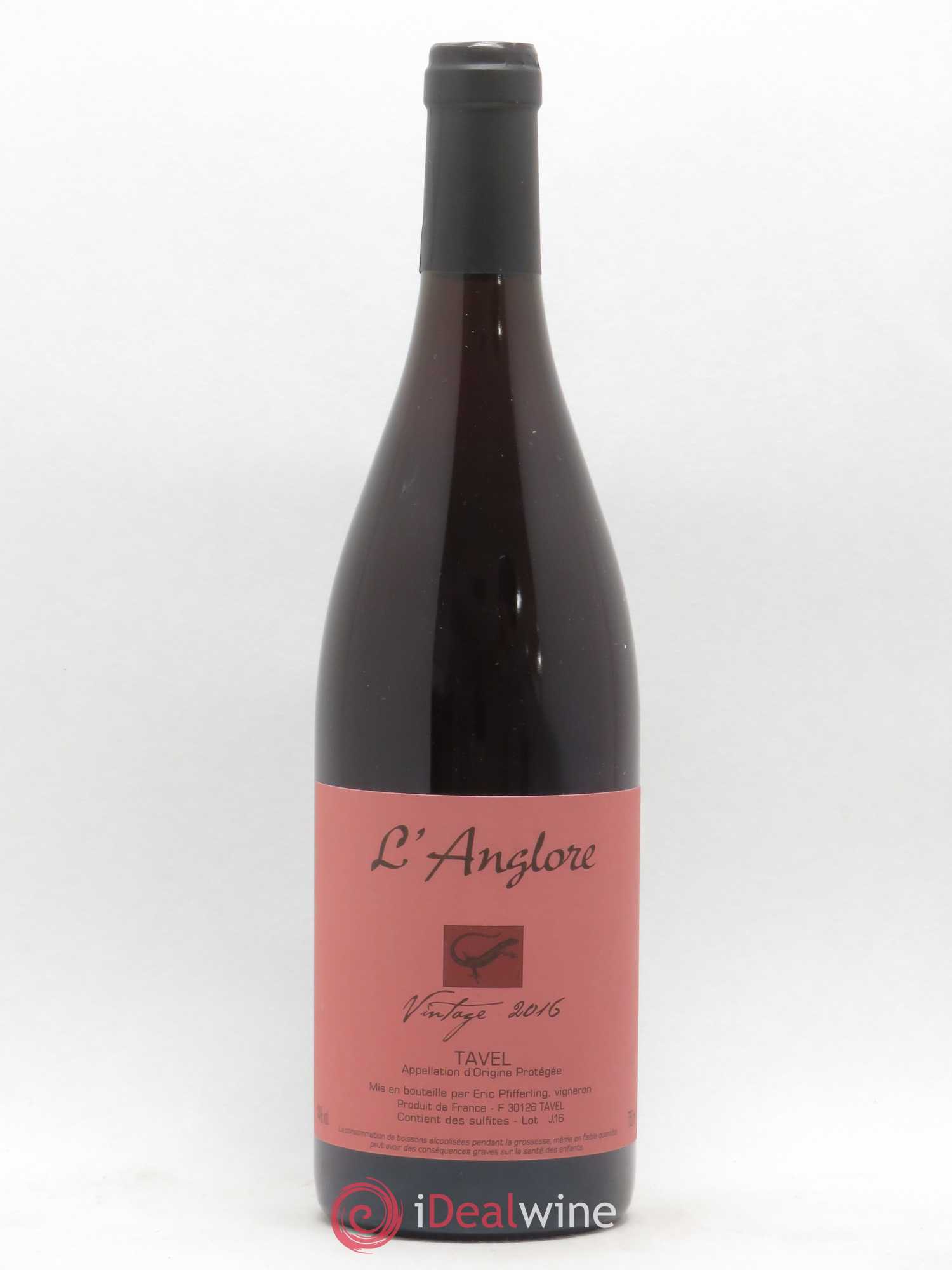 Tavel Vintage L'Anglore 2016 - Lot de 1 bouteille - 0
