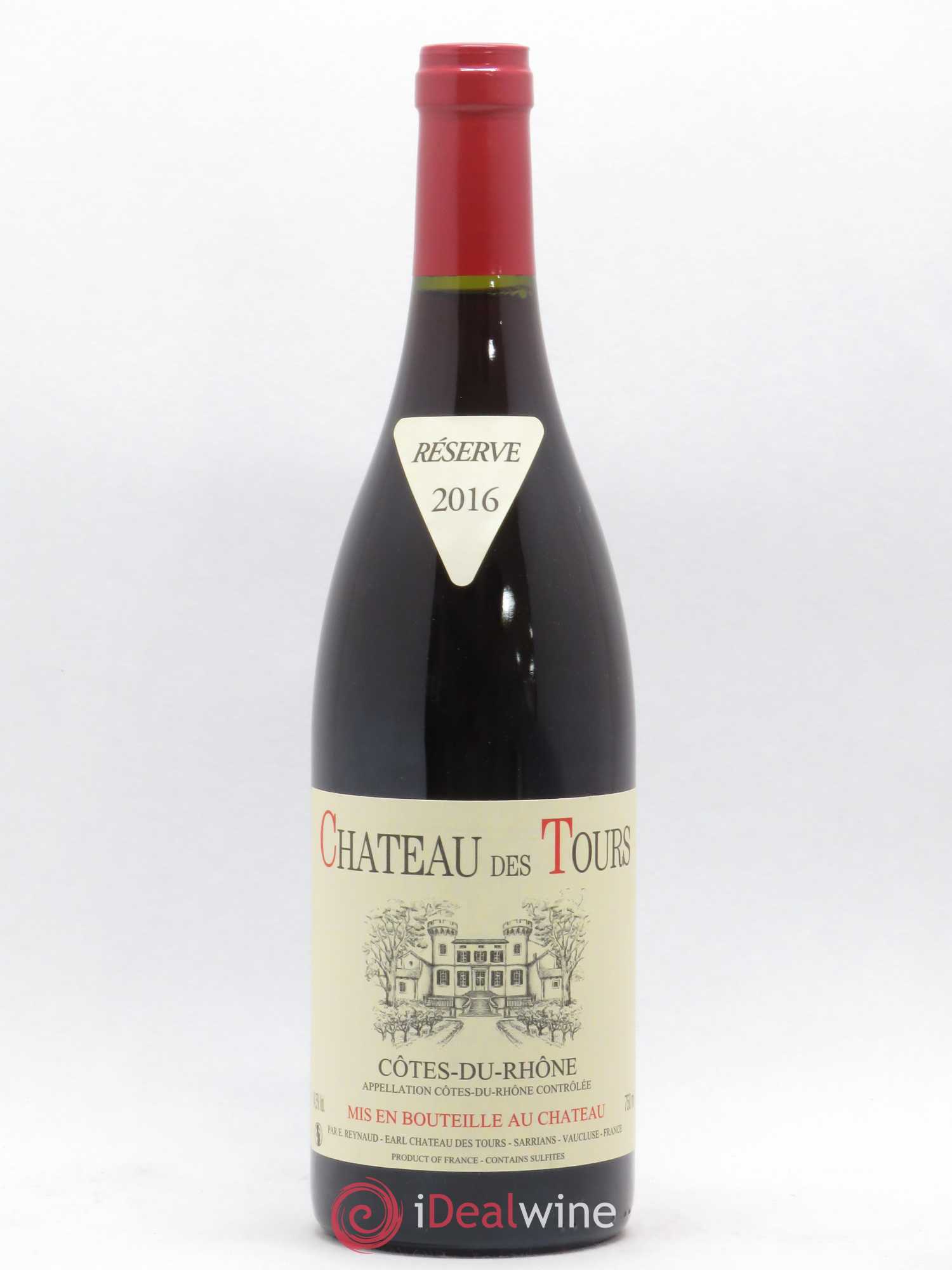 Côtes-du-Rhône Château des Tours Emmanuel Reynaud 2016 - Lot de 1 bouteille - 0