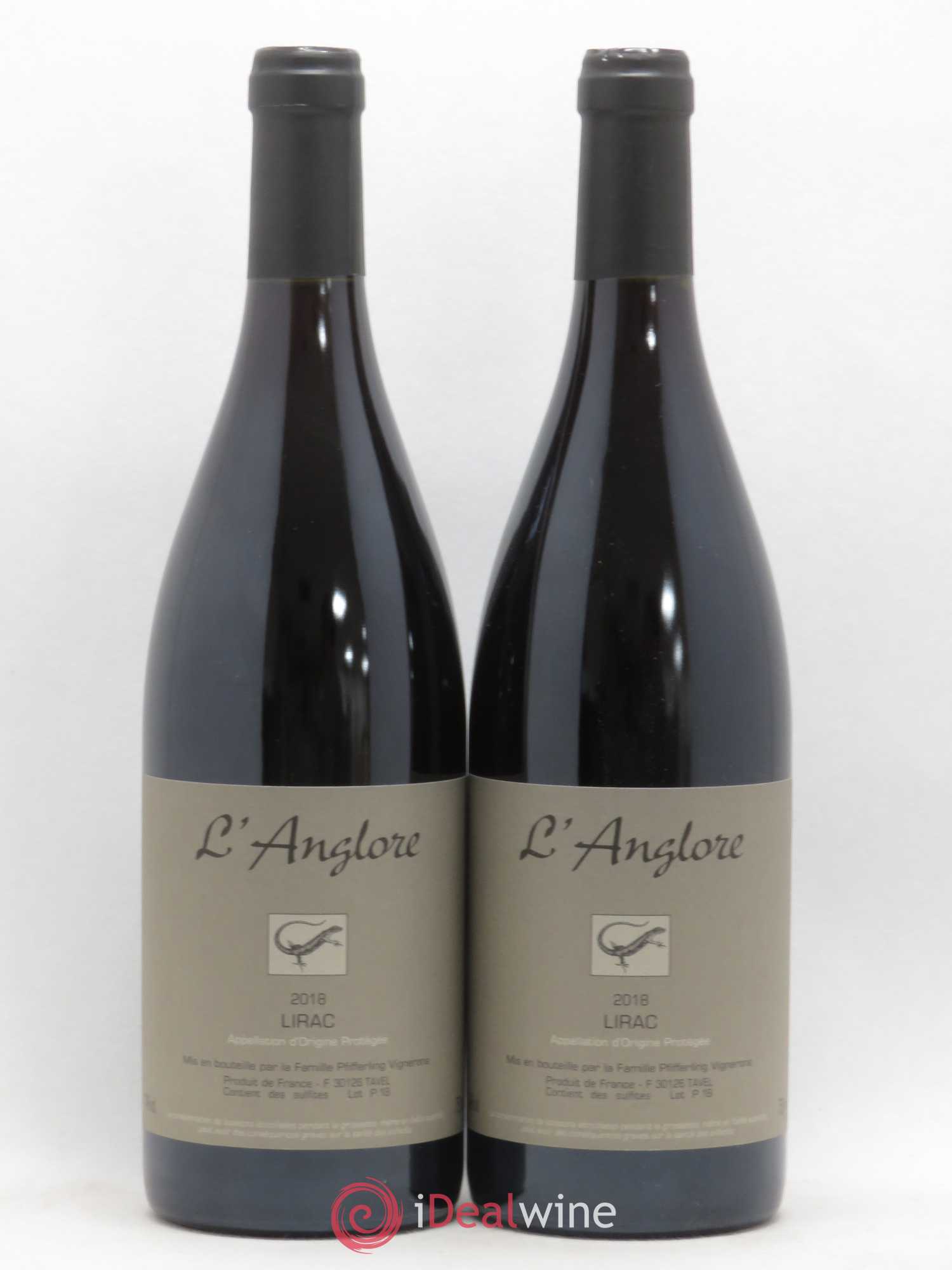 Lirac L'Anglore 2018 - Posten von 2 Flaschen - 0