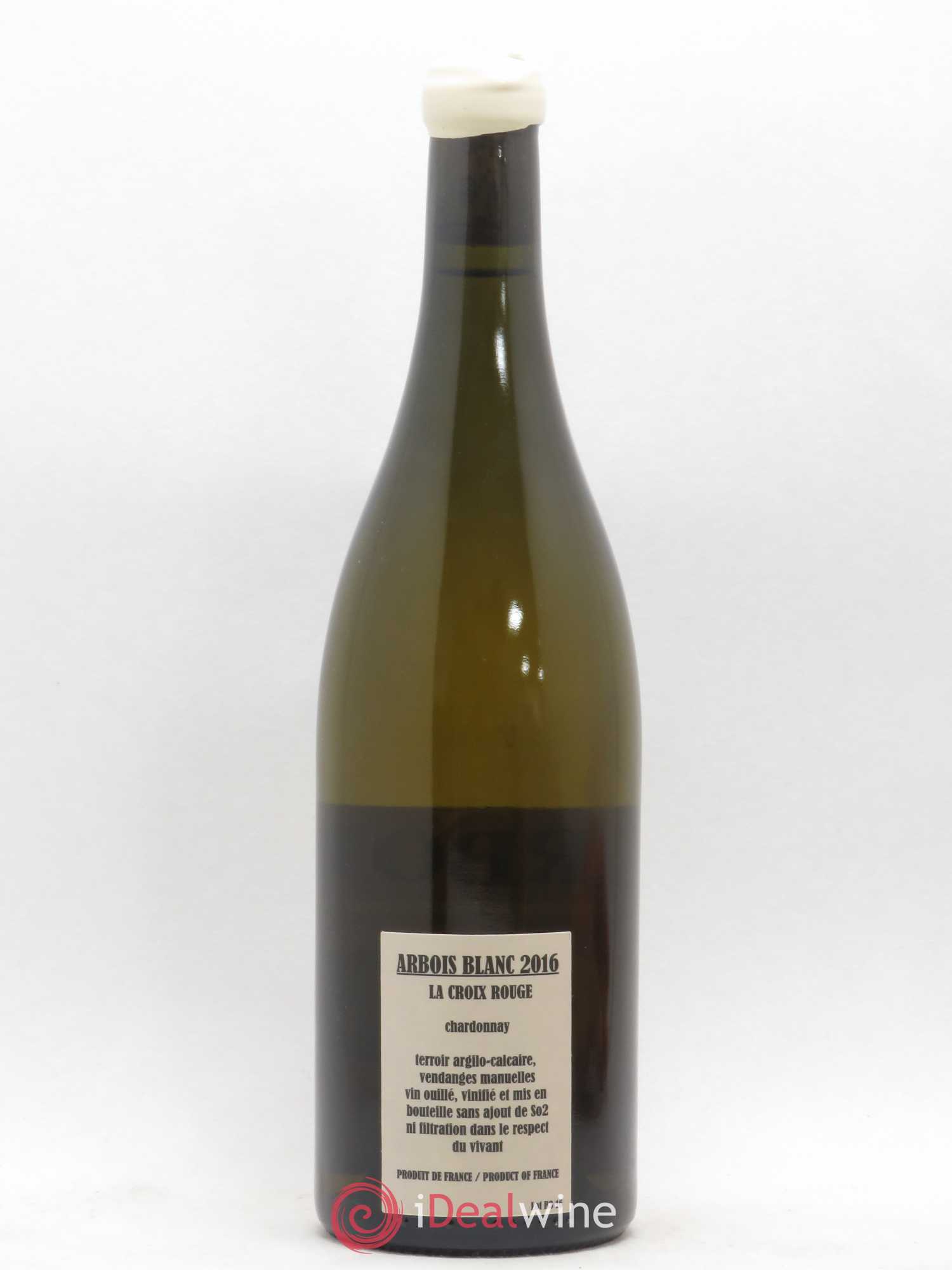 Arbois Chardonnay La Croix Rouge Adeline Houillon & Renaud Bruyère 2016 - Lot de 1 bouteille - 1