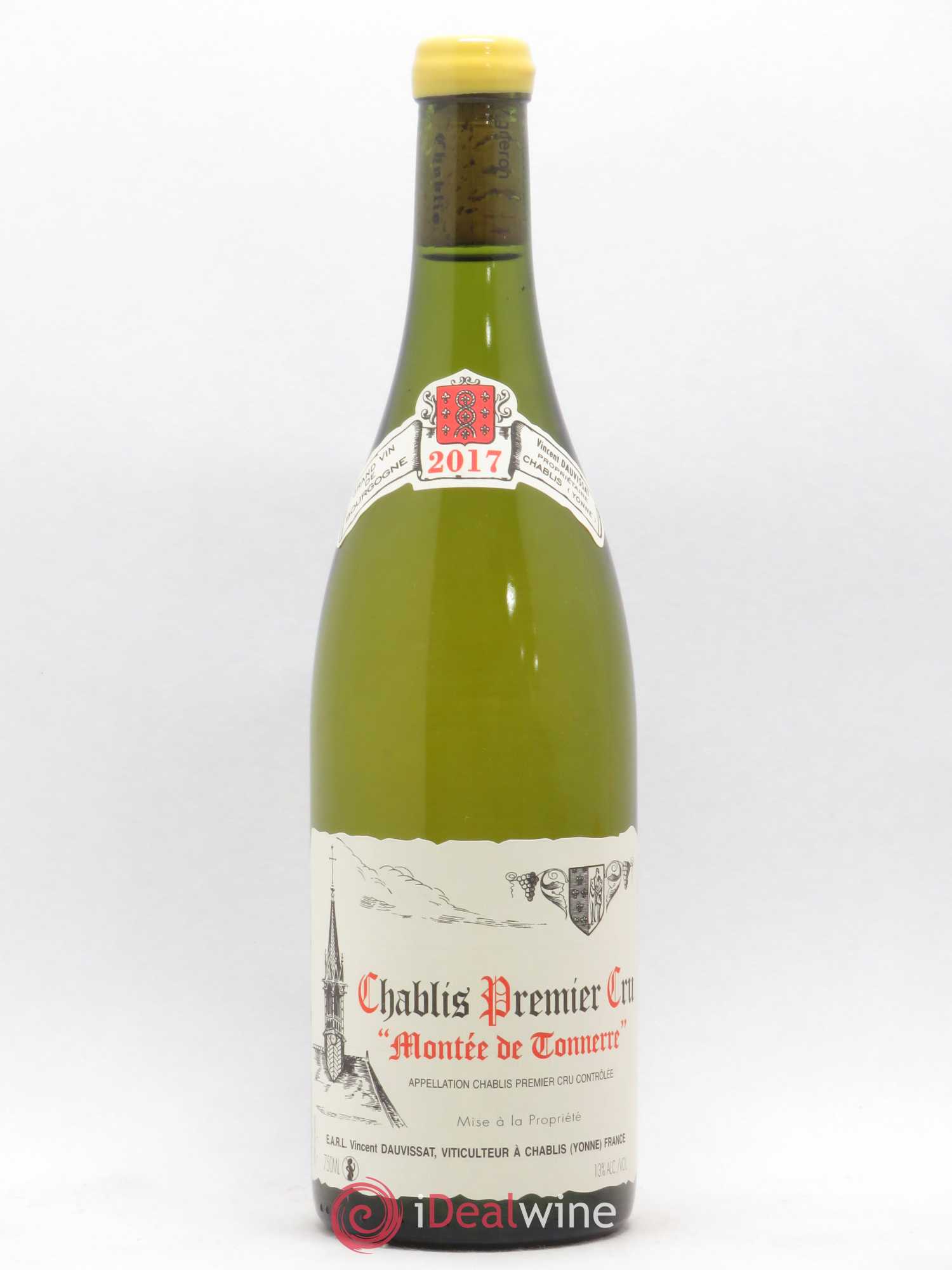 Chablis 1er Cru Montée de Tonnerre Vincent Dauvissat (Domaine) 2017 - Lot de 1 bouteille - 0