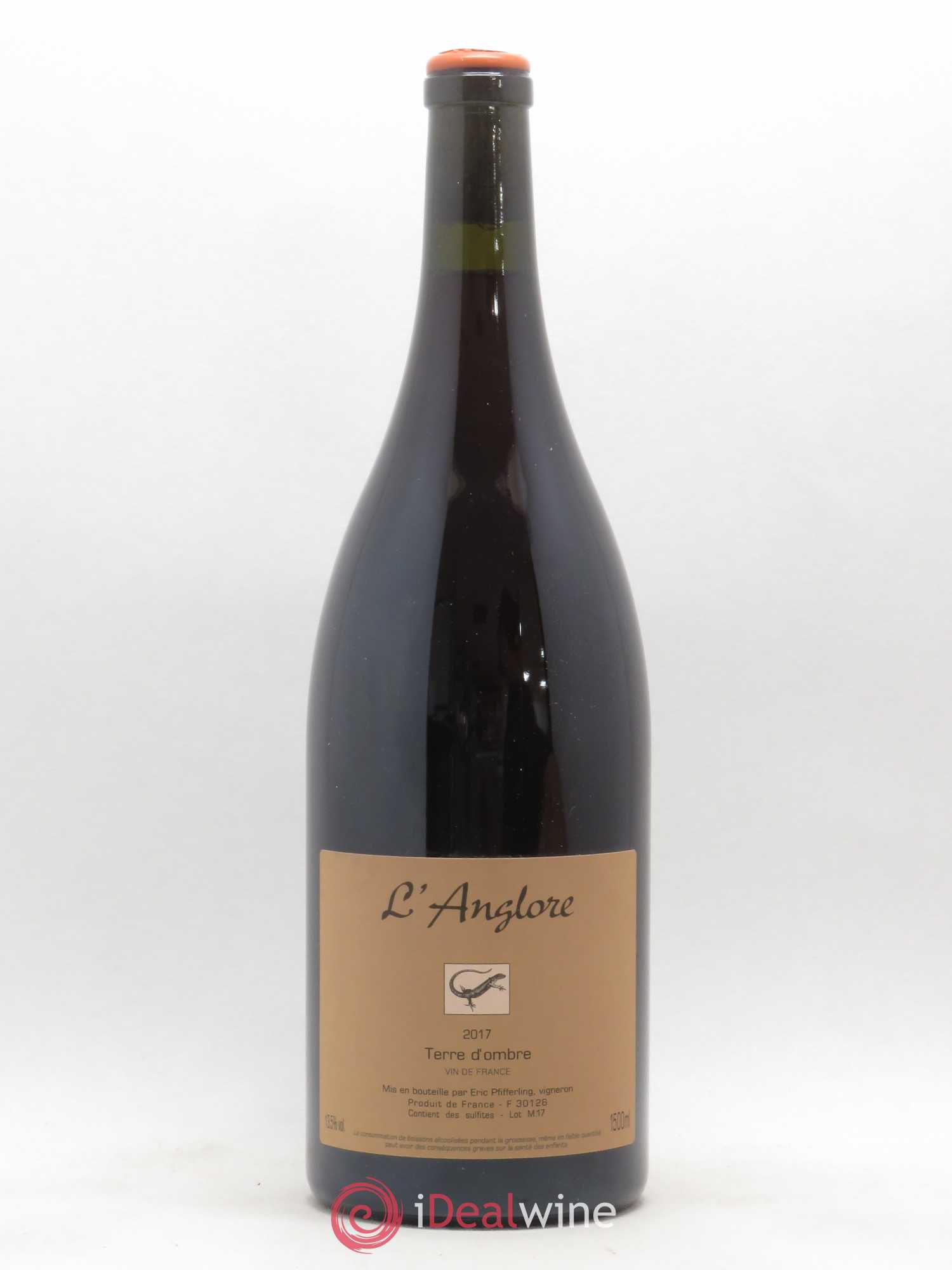 Vin de France Terre d'Ombre L'Anglore 2017 - Lot de 1 magnum - 0