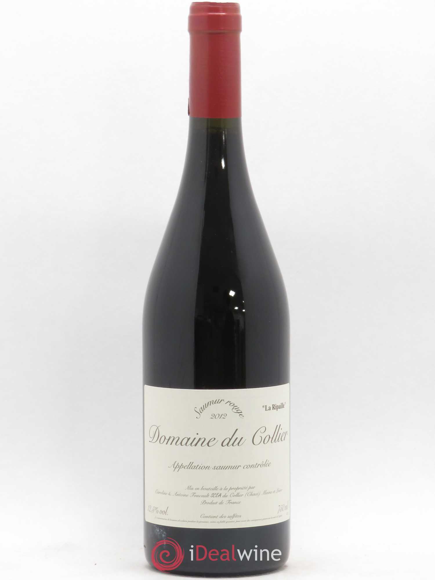 Saumur La Ripaille Domaine du Collier 2012 - Lot de 1 bouteille - 0
