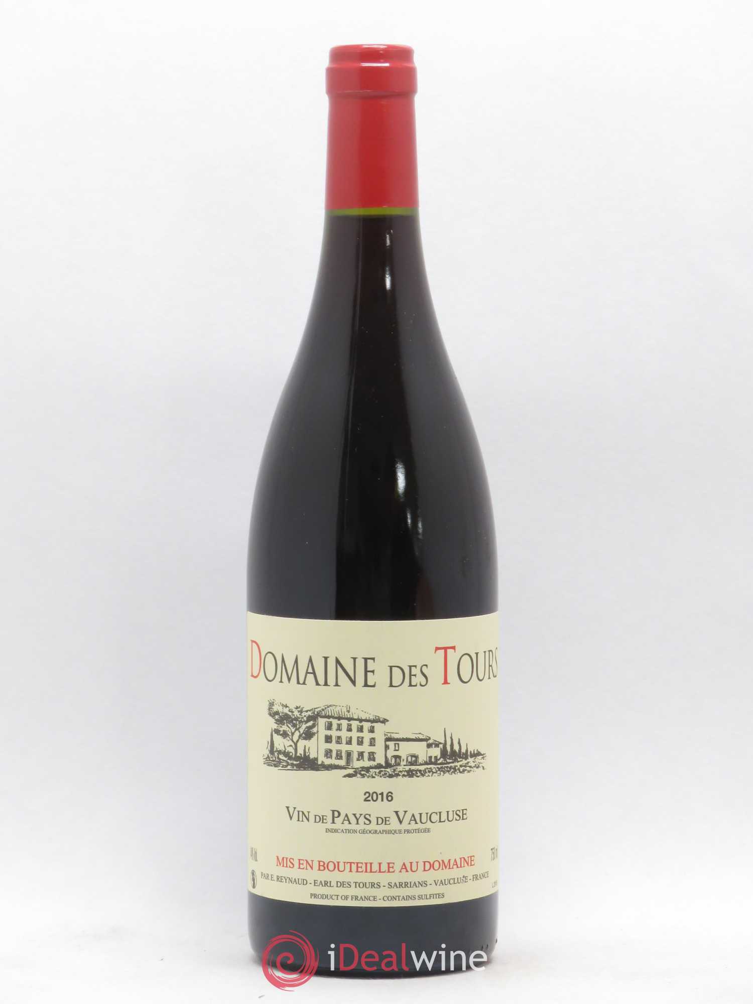Vaucluse (Vin de Pays de Vaucluse) Domaine des Tours Emmanuel Reynaud 2016 - Lot de 1 bouteille - 0