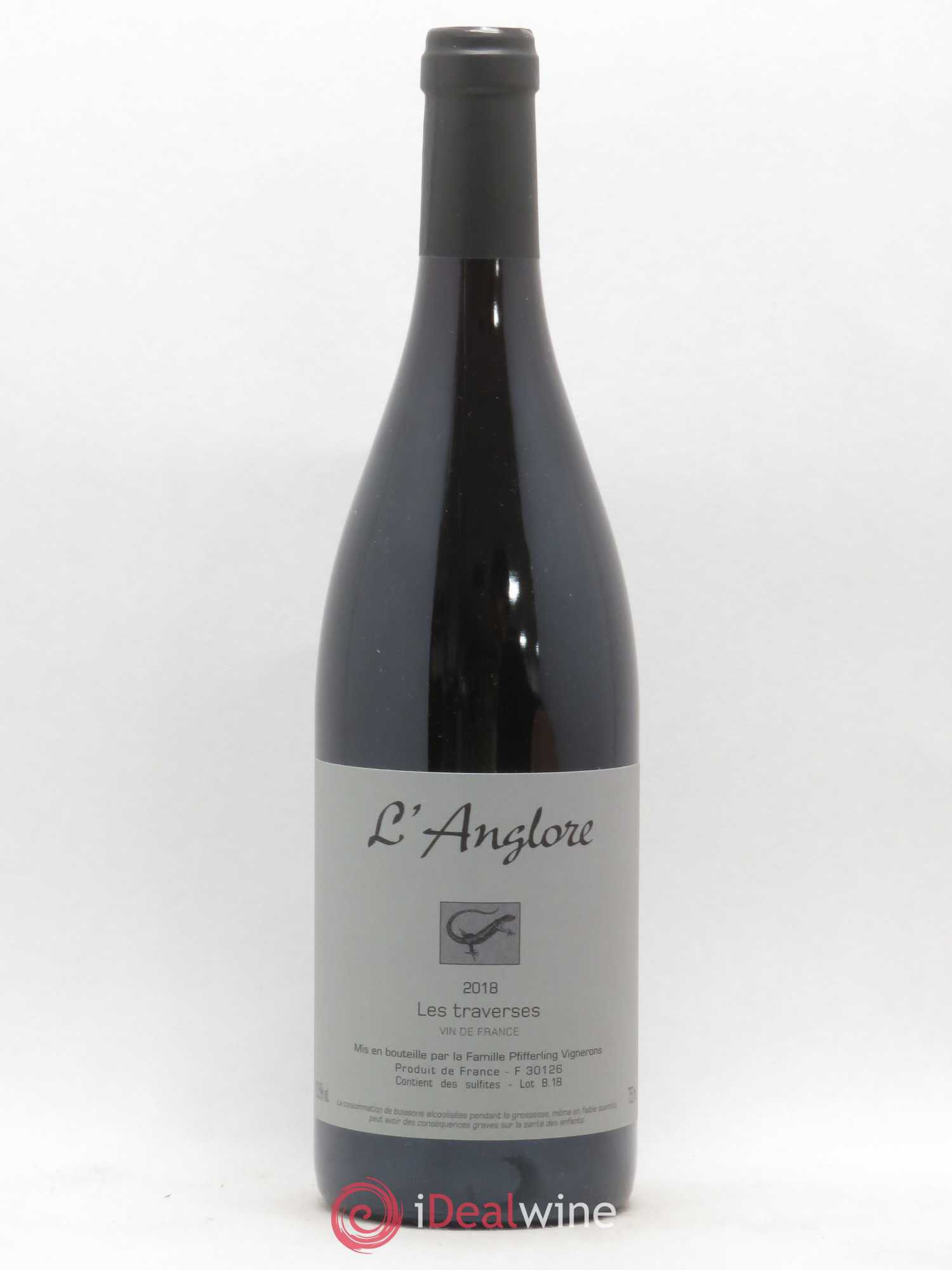 Vin de France Les Traverses L'Anglore 2018 - Lot de 1 bouteille - 0