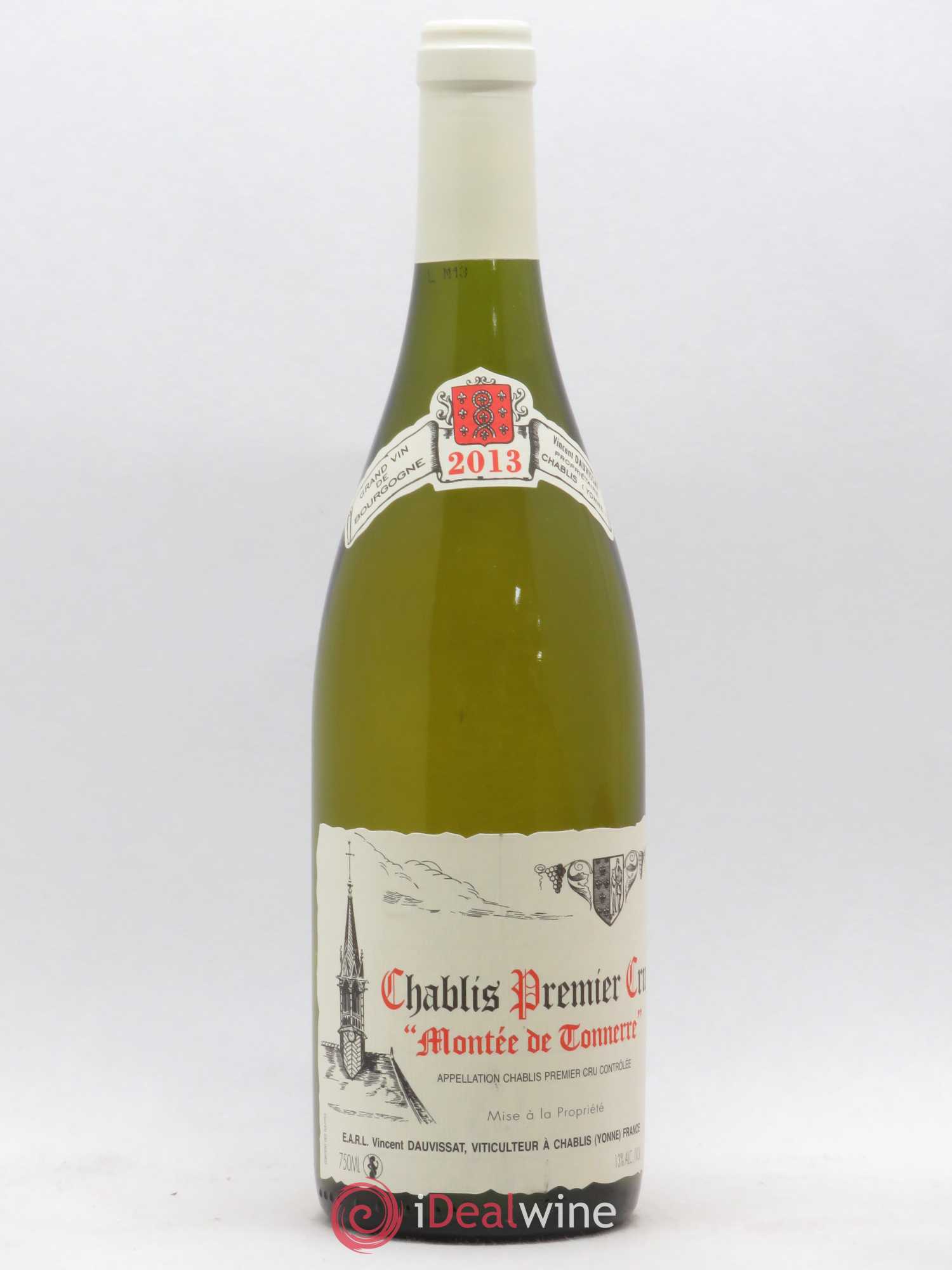 Chablis 1er Cru Montée de Tonnerre Vincent Dauvissat (Domaine) 2013 - Lot de 1 bouteille - 0