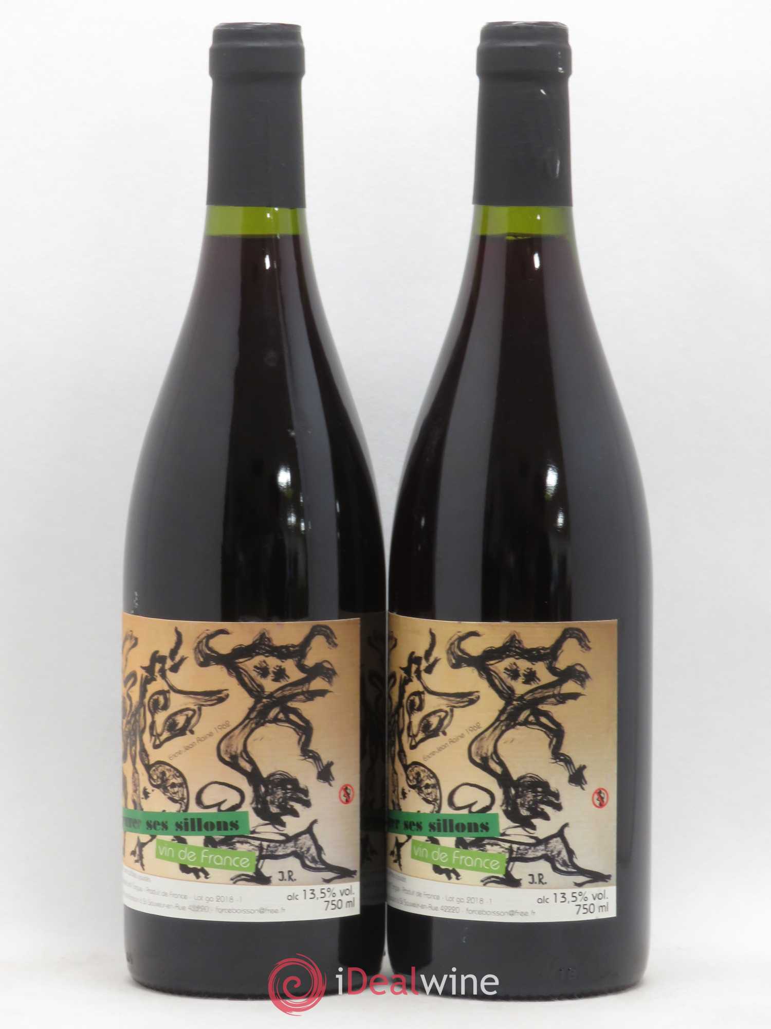 Vin de France Abreuver ses sillons Daniel Sage 2017 - Posten von 2 Flaschen - 1