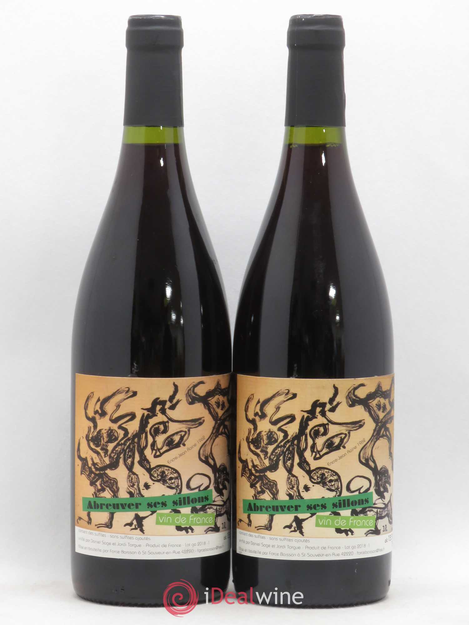 Vin de France Abreuver ses sillons Daniel Sage 2017 - Posten von 2 Flaschen - 0