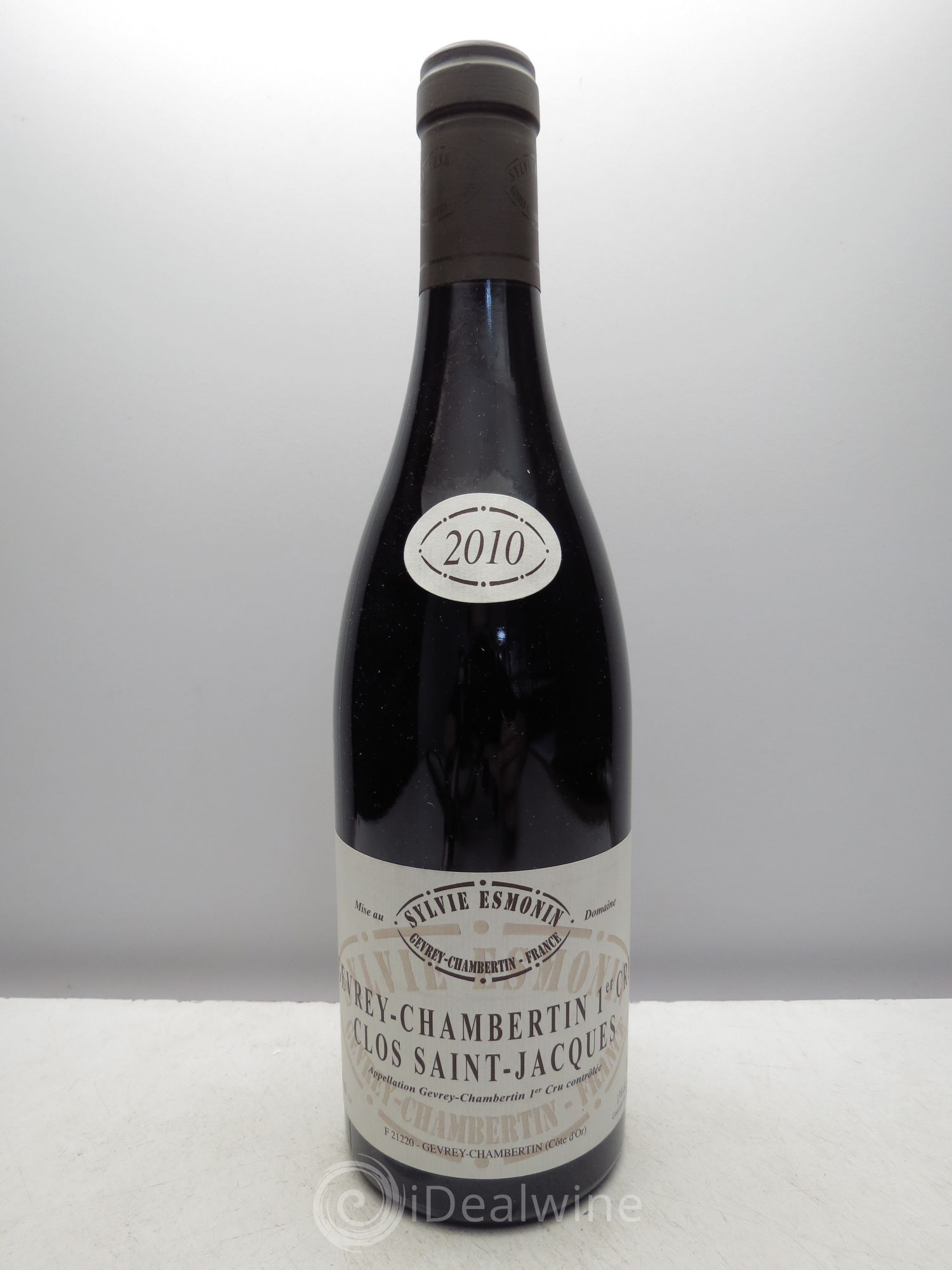 Gevrey-Chambertin 1er Cru Clos Saint Jacques Sylvie Esmonin 2010 - Lot de 1 bouteille - 0