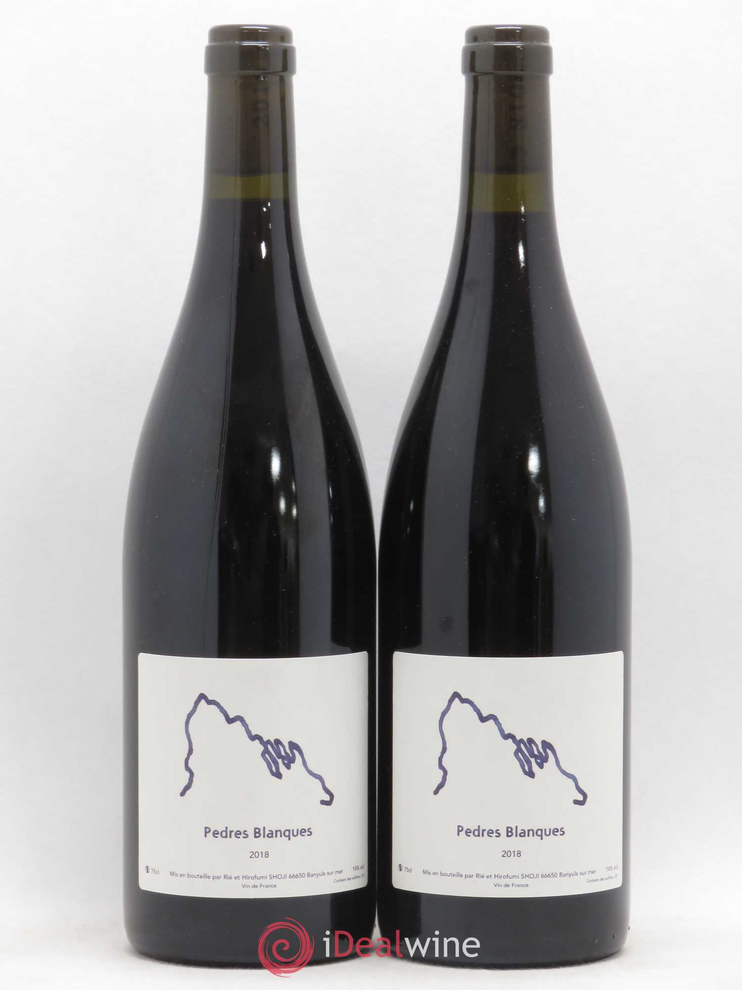 Vin de France Pedres Blanques Rié et Hirofumi Shoji 2018 - Lot de 2 bouteilles - 0