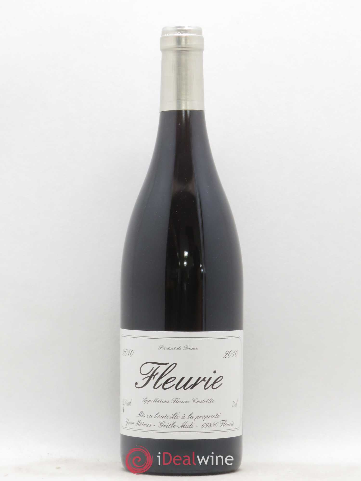 Fleurie Yvon Métras 2010 - Lot de 1 bouteille - 0