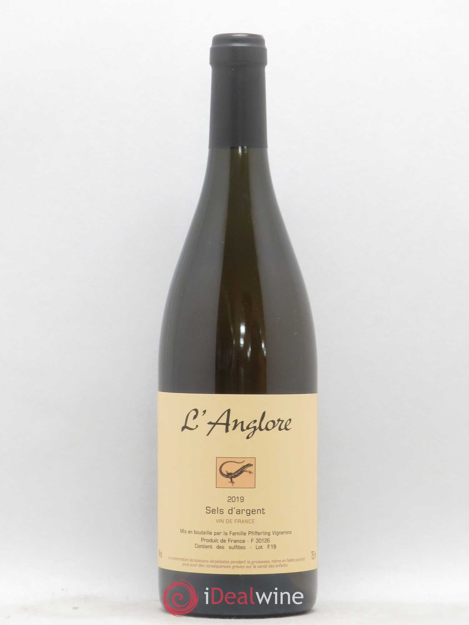 Vin de France Sels d'argent L'Anglore 2019 - Lot de 1 bouteille - 0