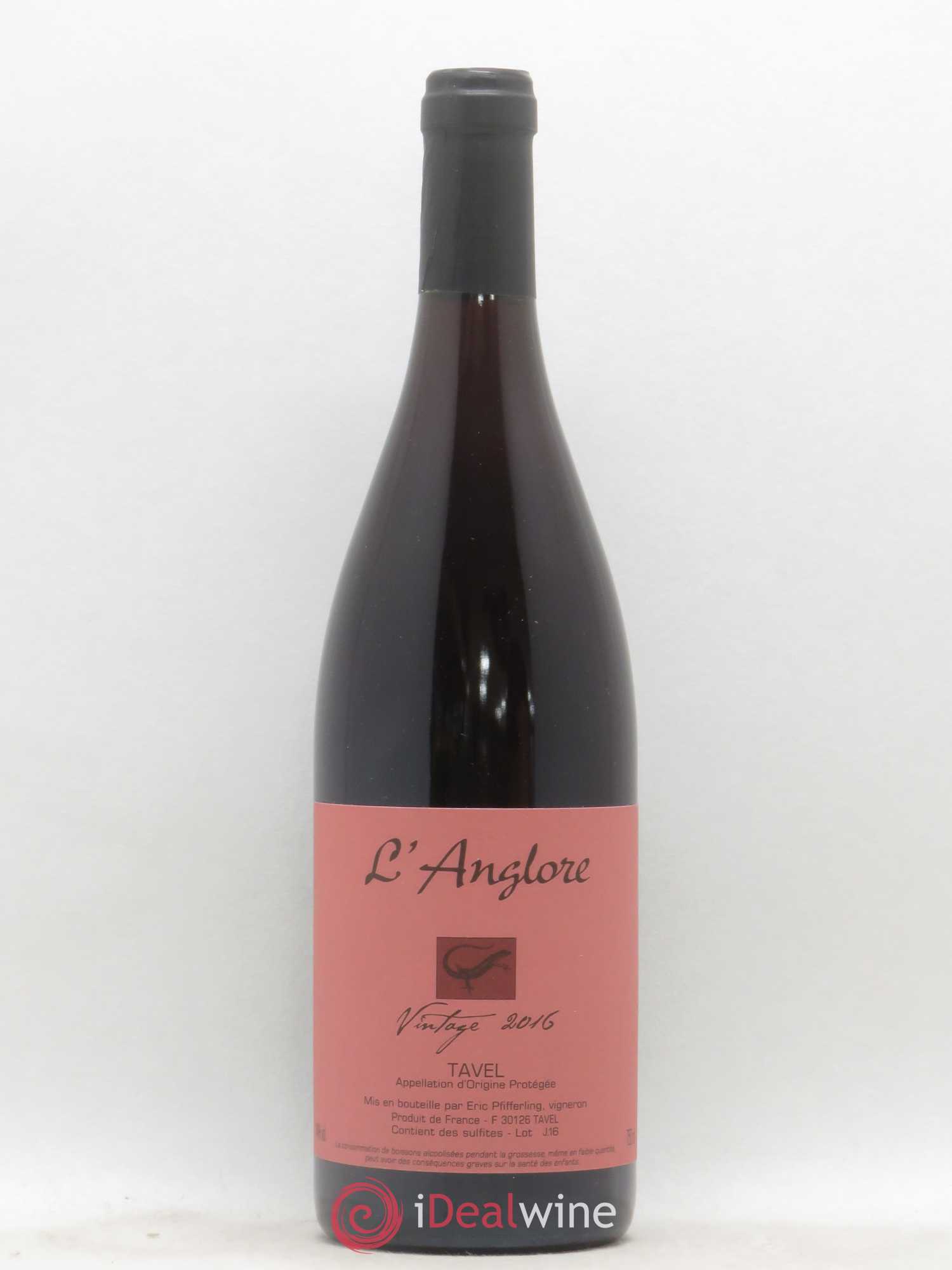 Tavel Vintage L'Anglore 2016 - Lot de 1 bouteille - 0