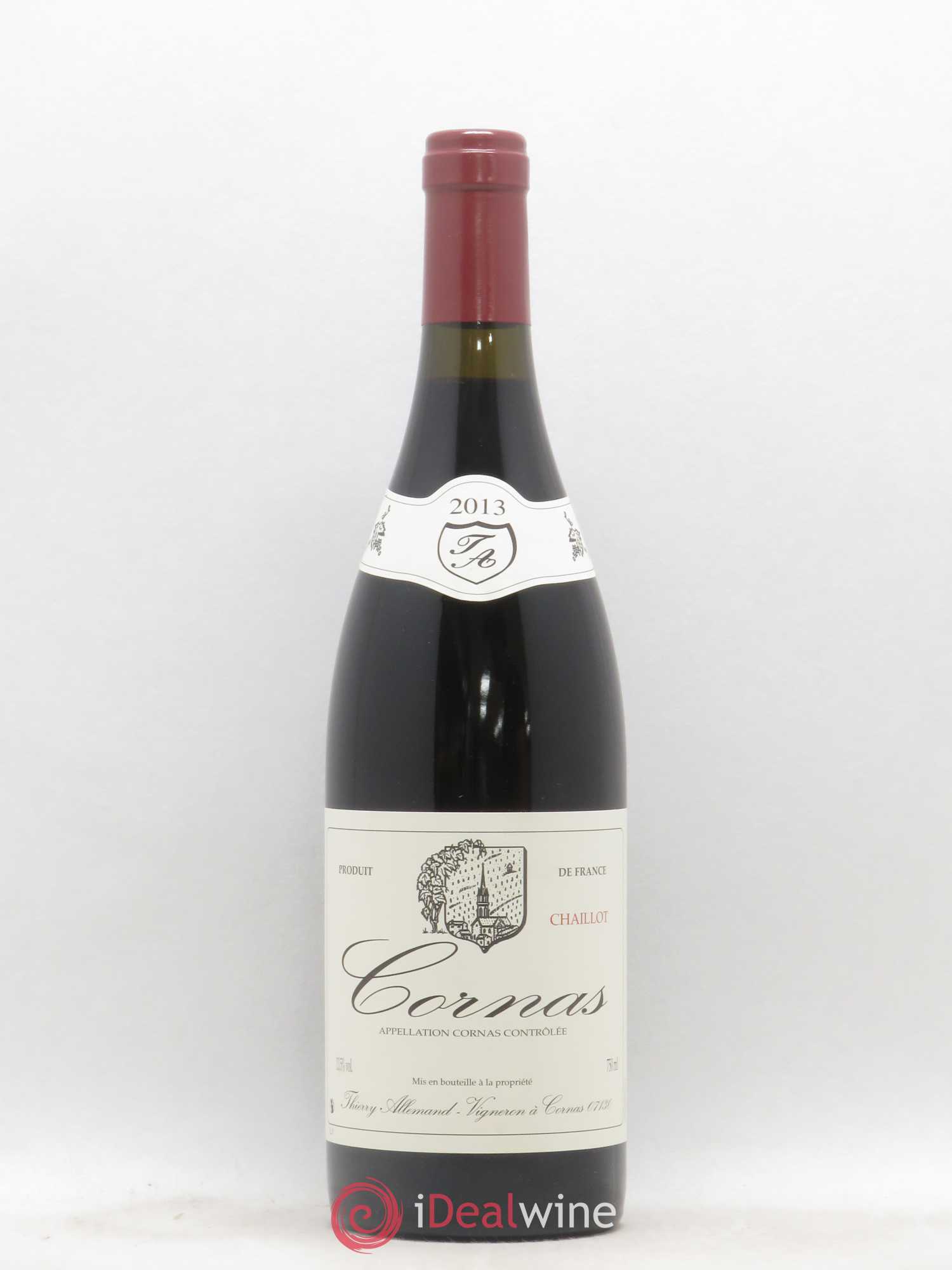 Cornas Chaillot Thierry Allemand 2013 - Lot de 1 bouteille - 0
