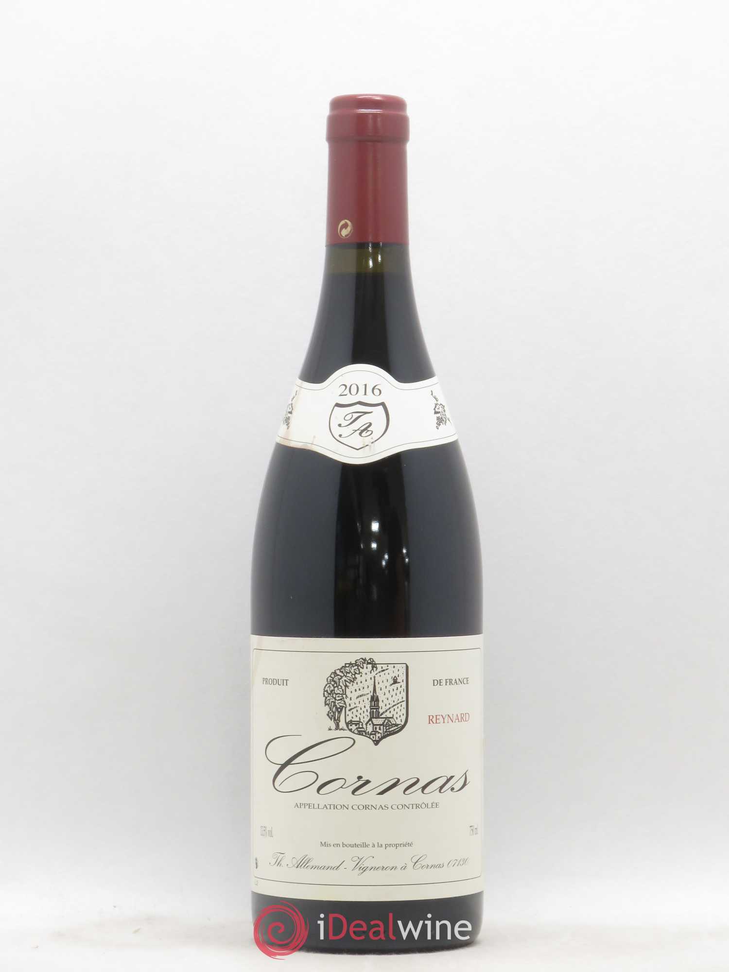 Cornas Reynard Thierry Allemand 2016 - Lot de 1 bouteille - 0