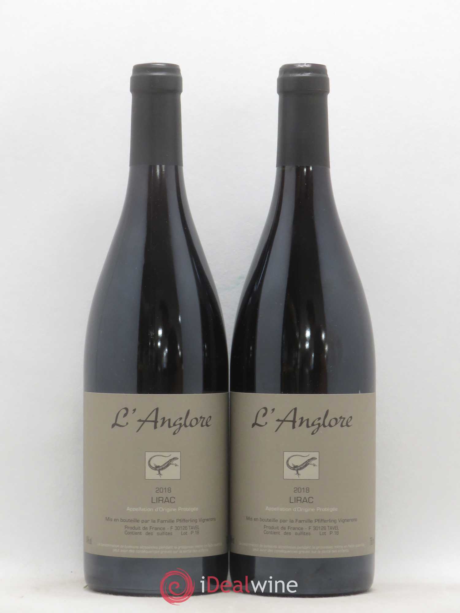 Lirac L'Anglore 2018 - Lot de 2 bouteilles - 0