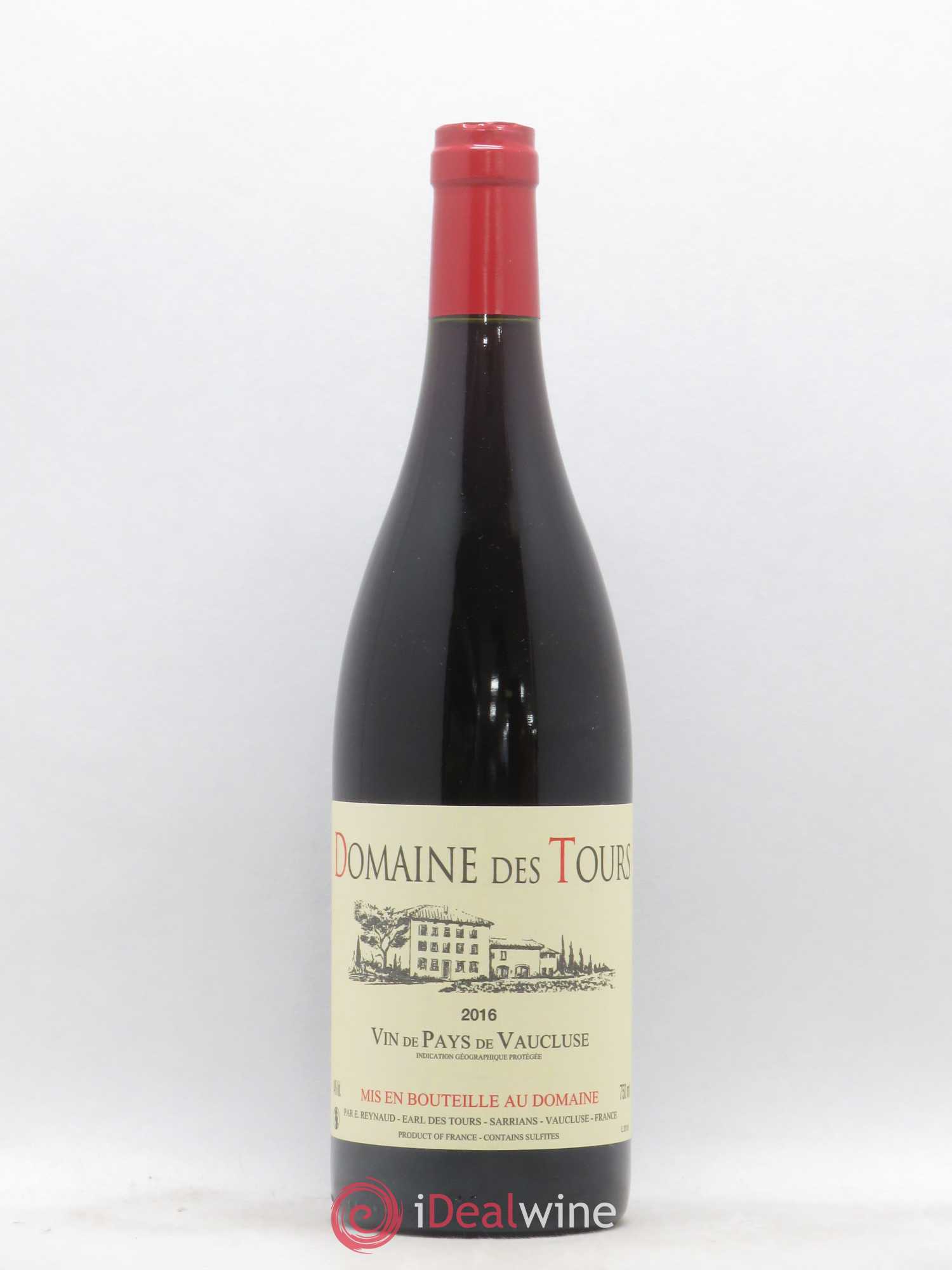Vaucluse (Vin de Pays de Vaucluse) Domaine des Tours Emmanuel Reynaud 2016 - Lot de 1 bouteille - 0