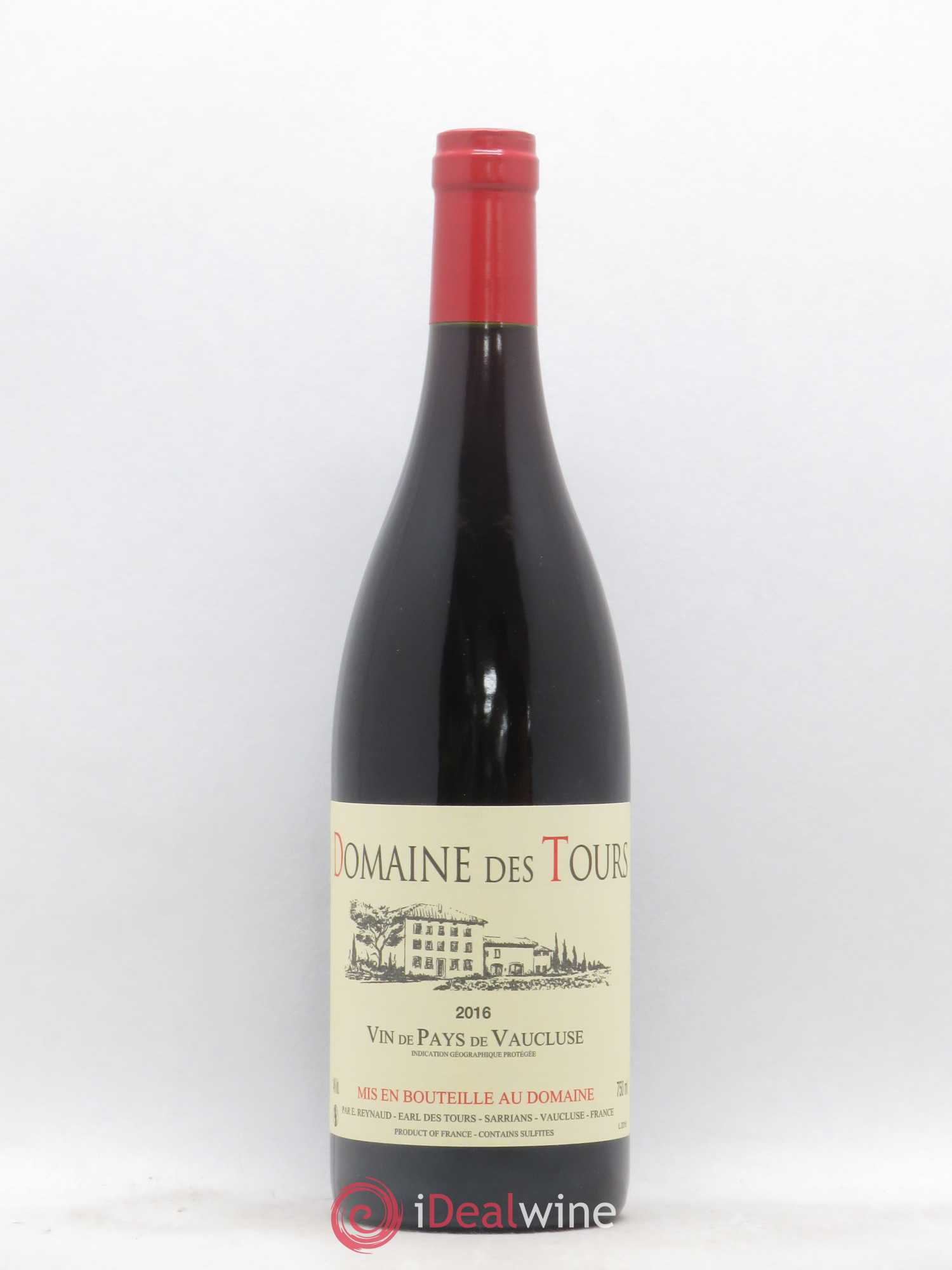 Vaucluse (Vin de Pays de Vaucluse) Domaine des Tours Emmanuel Reynaud 2016 - Lot de 1 bouteille - 0