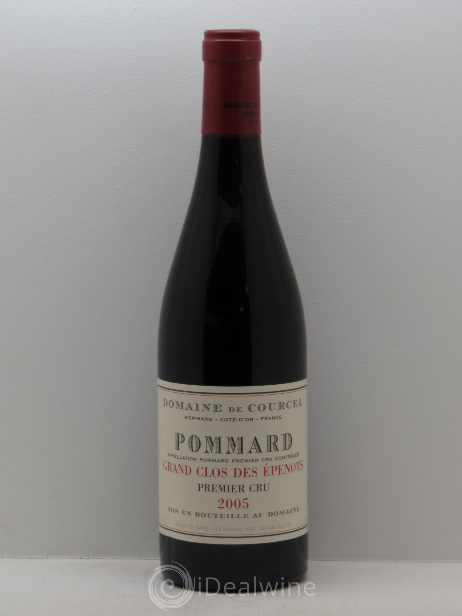 Pommard 1er Cru Grand Clos des Epenots de Courcel (Domaine) 2005 - Lot de 1 bouteille - 0