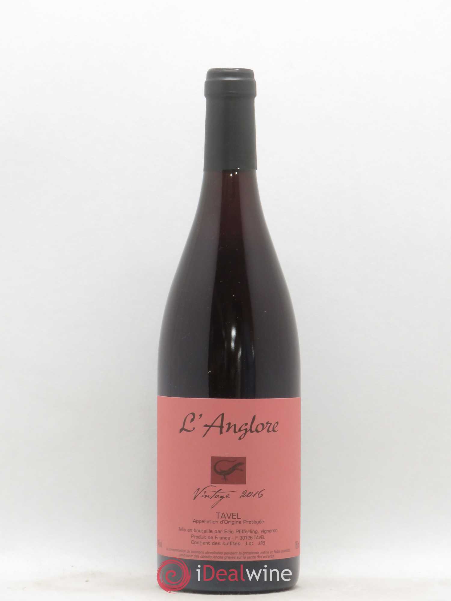 Tavel Vintage L'Anglore 2016 - Lot de 1 bouteille - 0