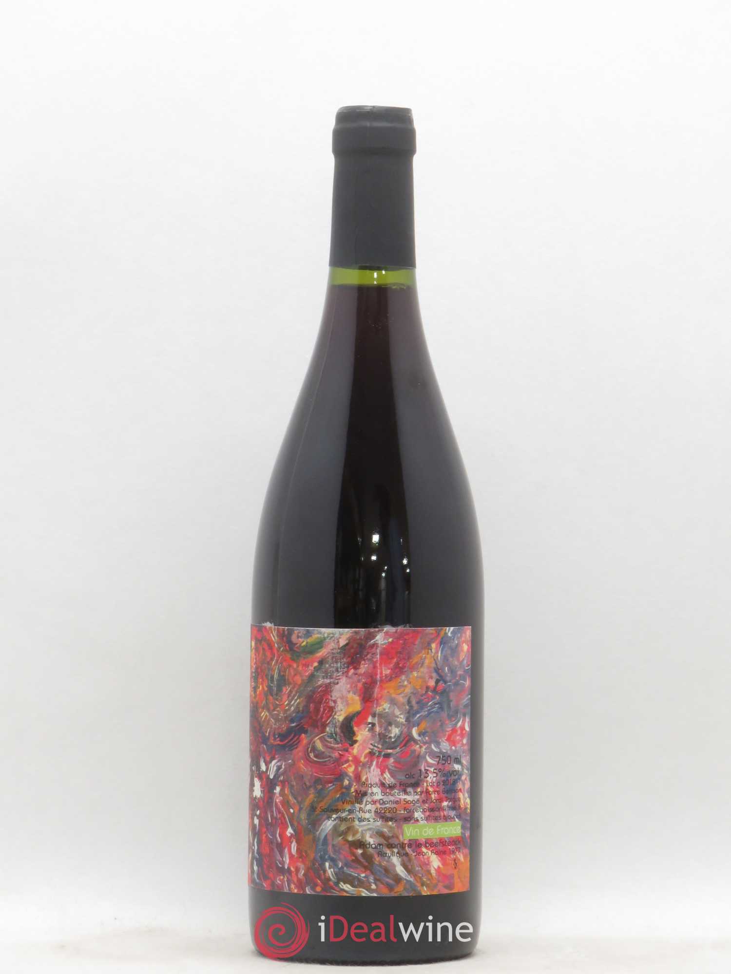 Vin de France Adam contre le Beefsteack Daniel Sage 2017 - Posten von 1 Flasche - 0