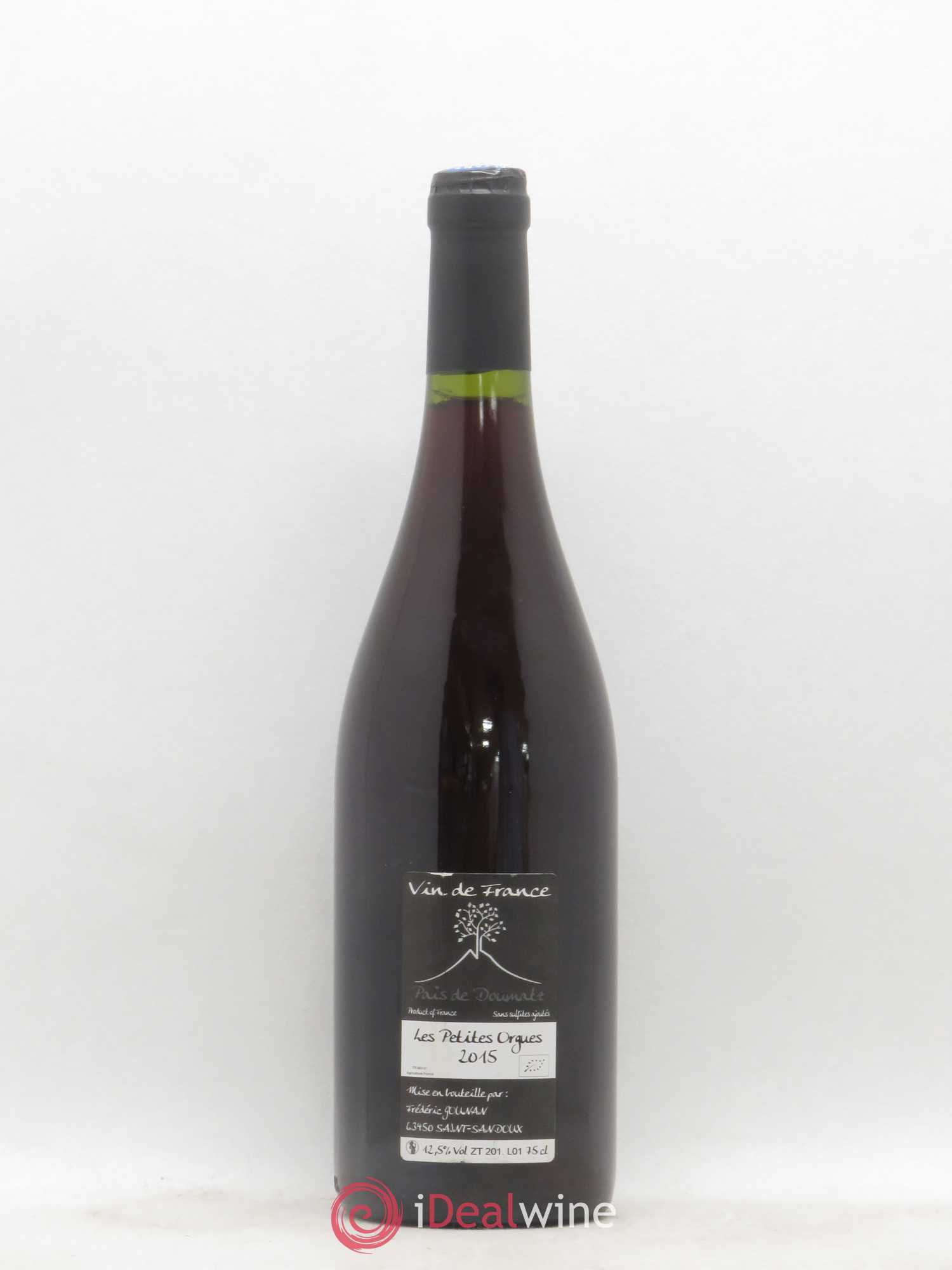 Vin de France Les Petites Orgues Vignoble de l'Arbre Blanc 2015 - Lot de 1 bouteille - 1
