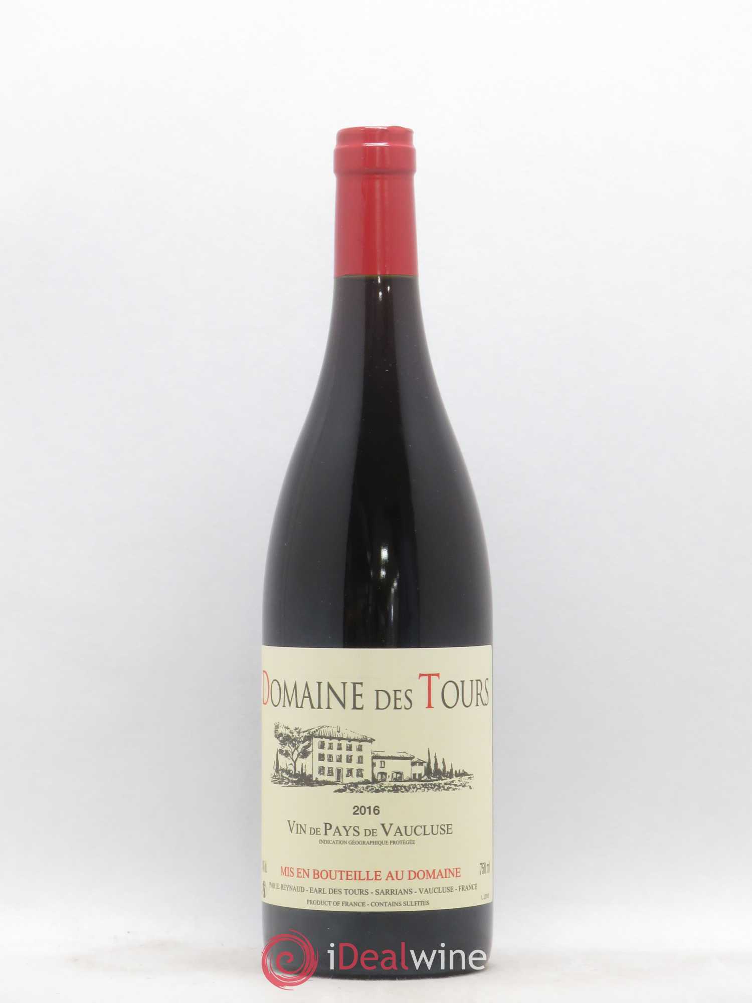 Vaucluse (Vin de Pays de Vaucluse) Domaine des Tours Emmanuel Reynaud 2016 - Lot de 1 bouteille - 0