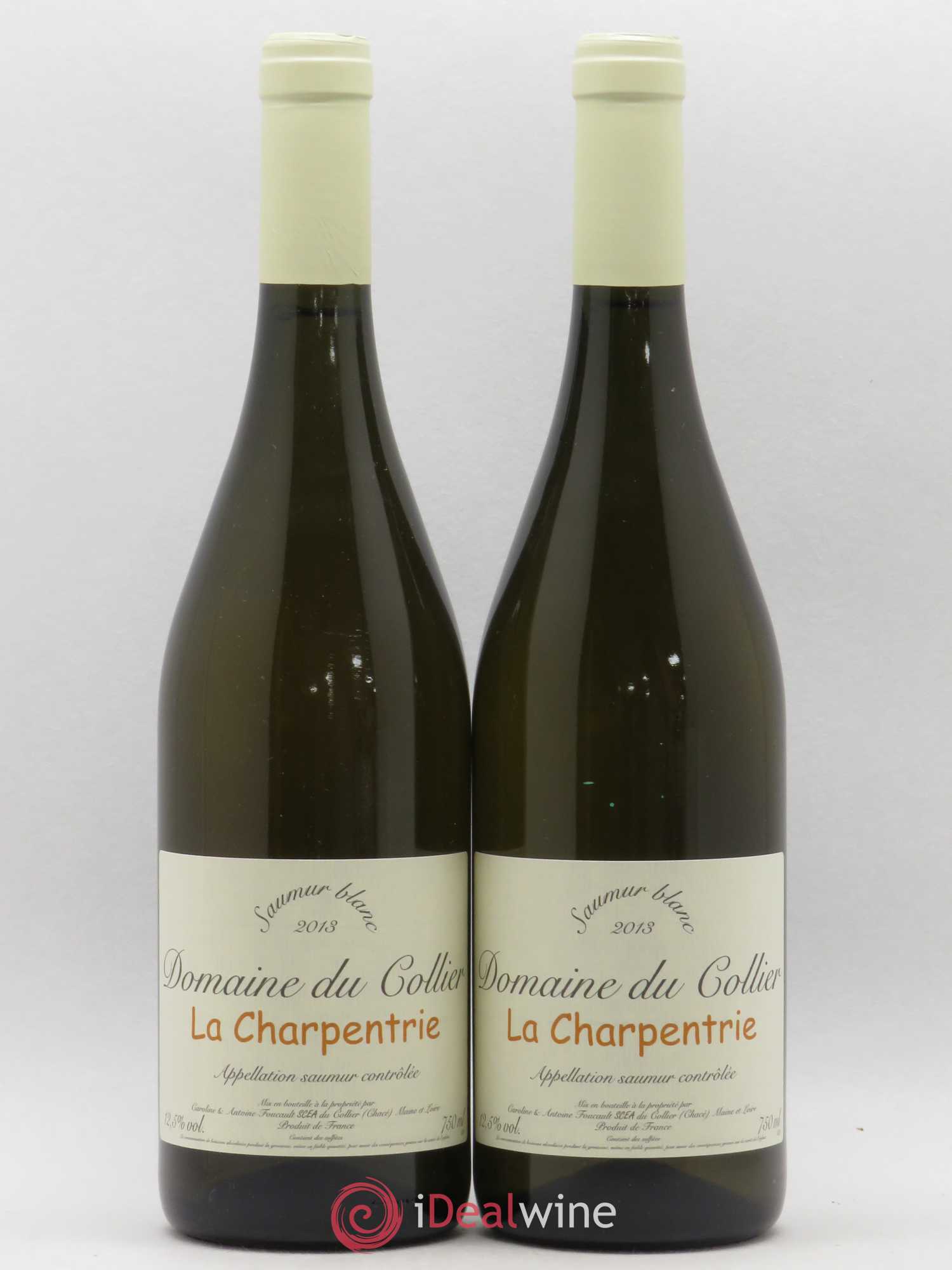 Saumur La Charpentrie Domaine du Collier 2013 - Lot de 2 bouteilles - 0